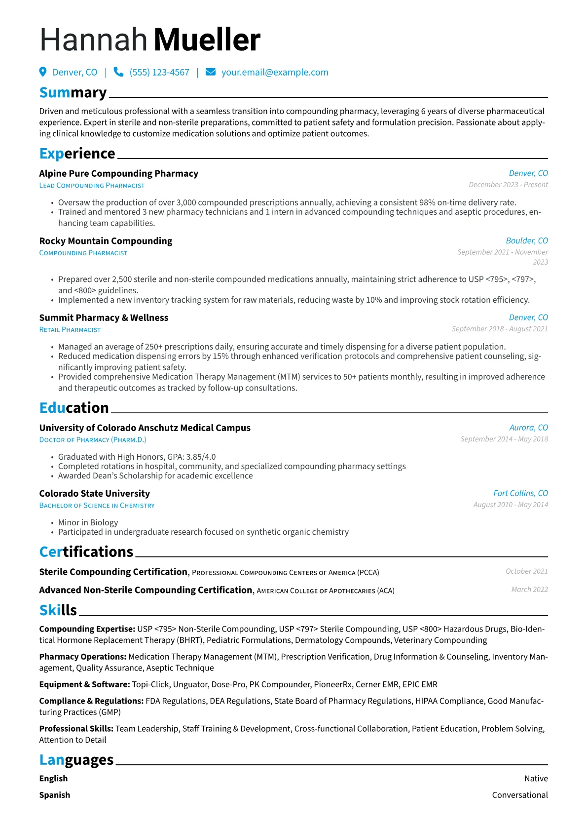 Career changer version - Page 1