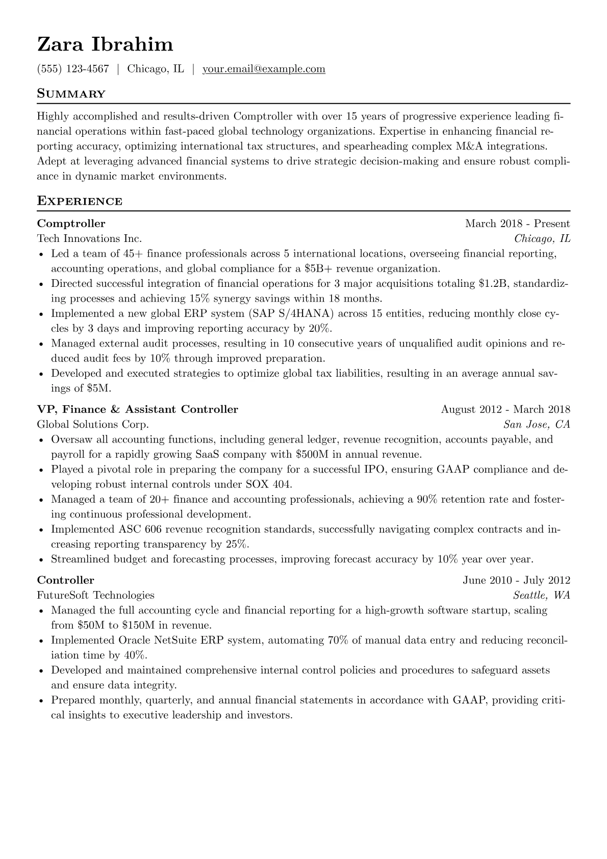 Comptroller version - Page 1