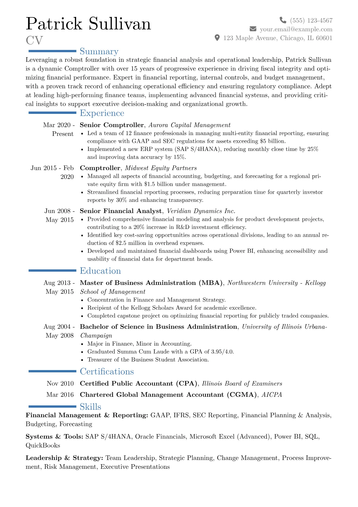 Career changer version - Page 1