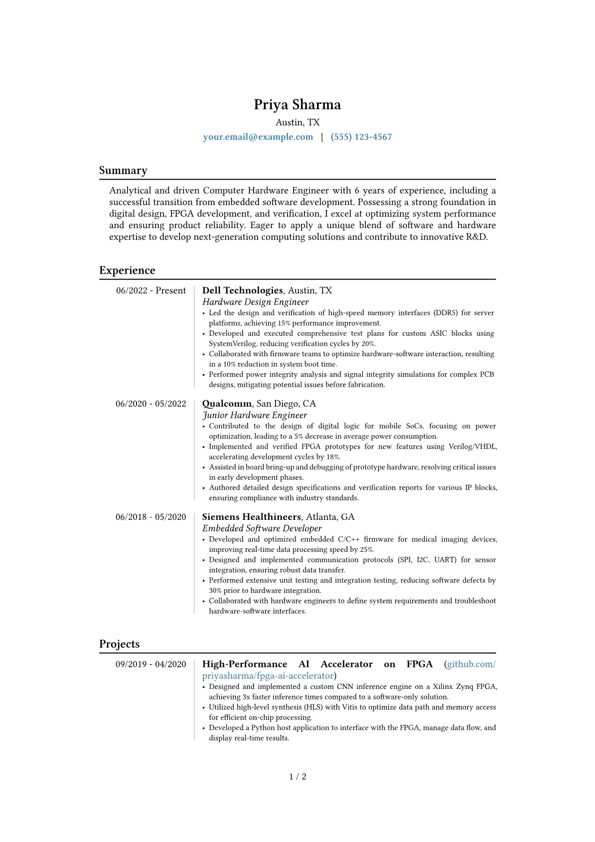 Career changer version - Page 1