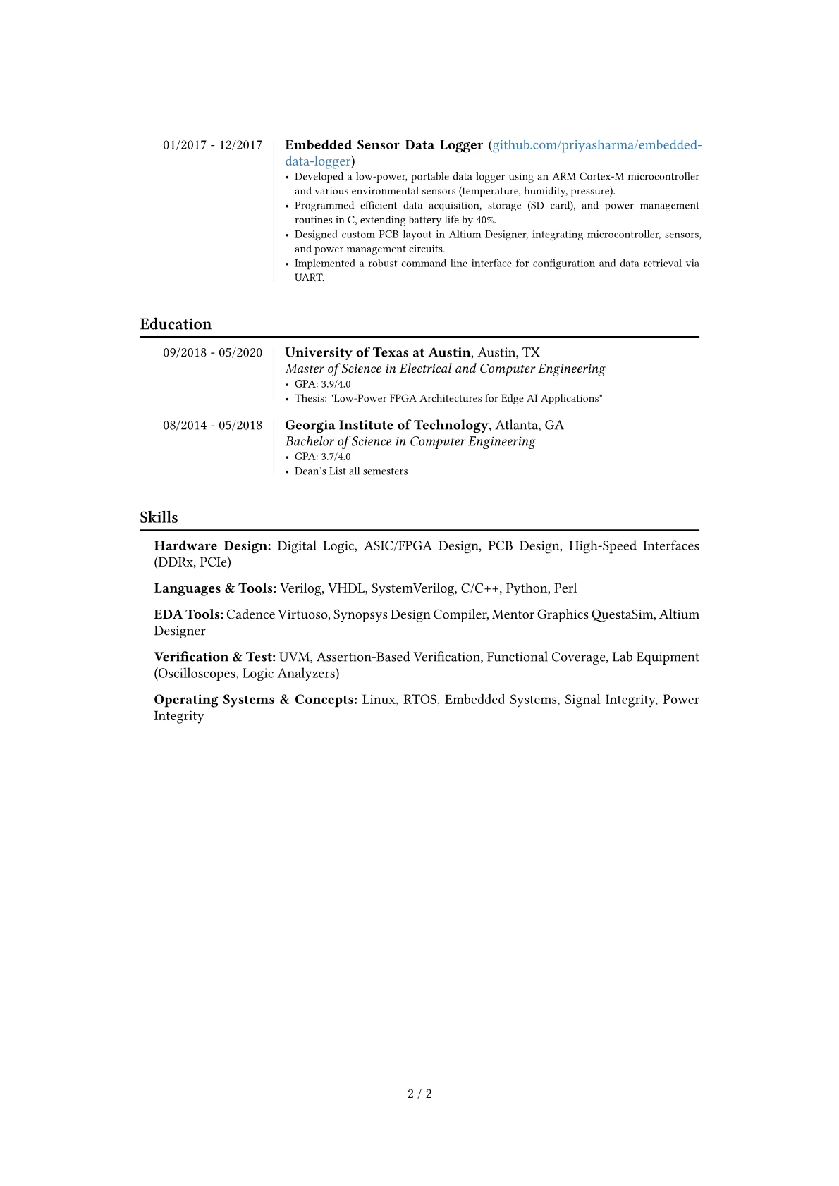 Career changer version - Page 2