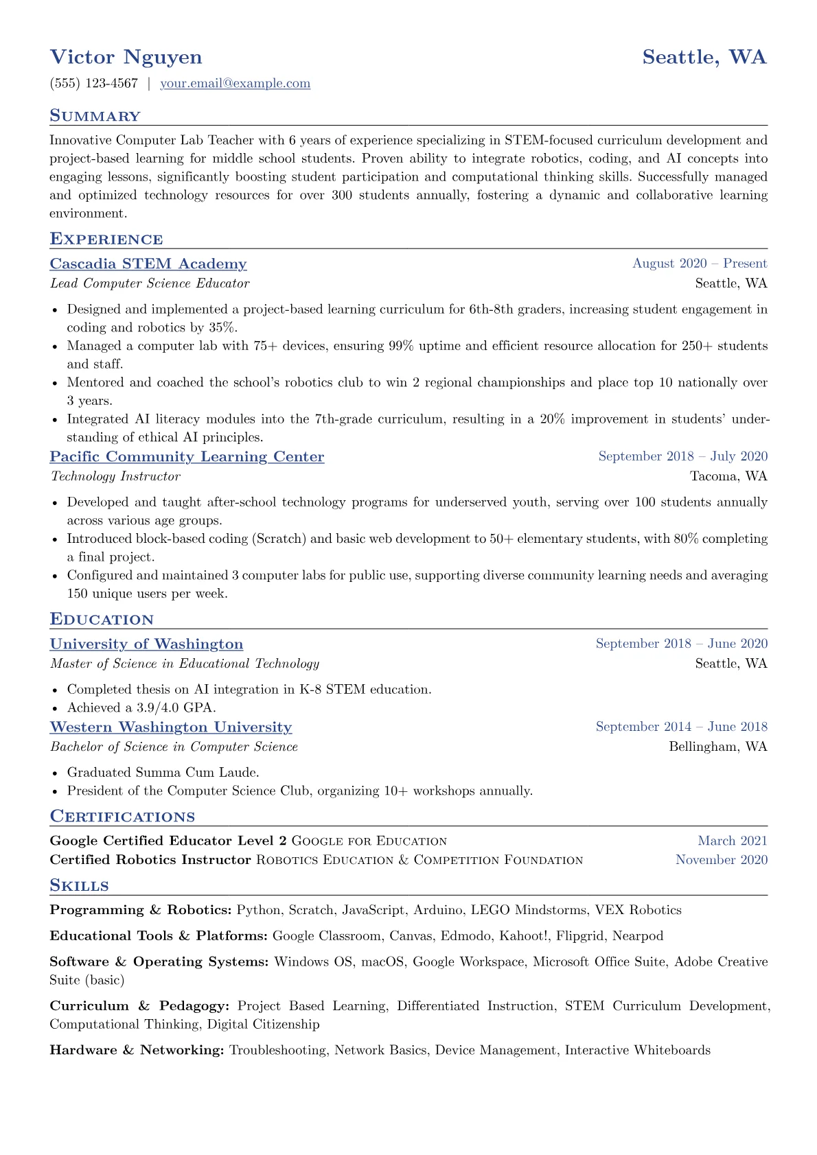 STEM & Robotics Focus version - Page 1