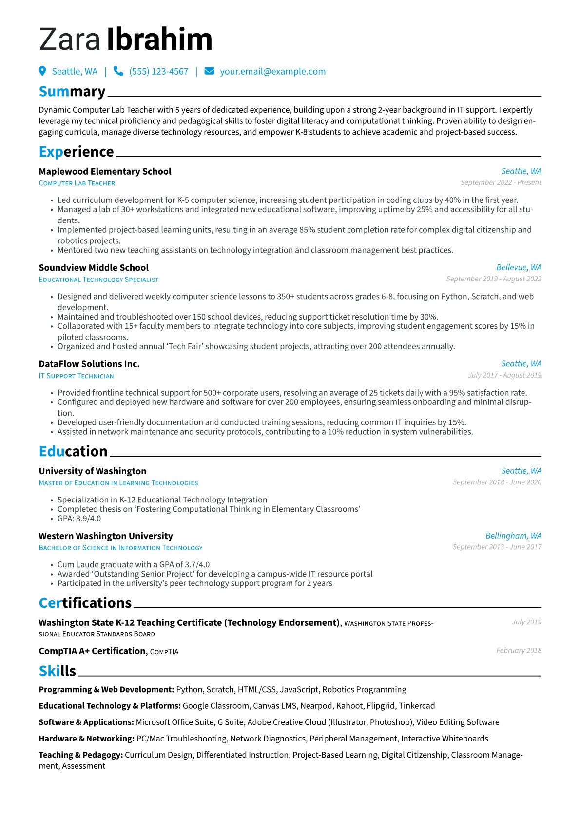 Career changer version - Page 1