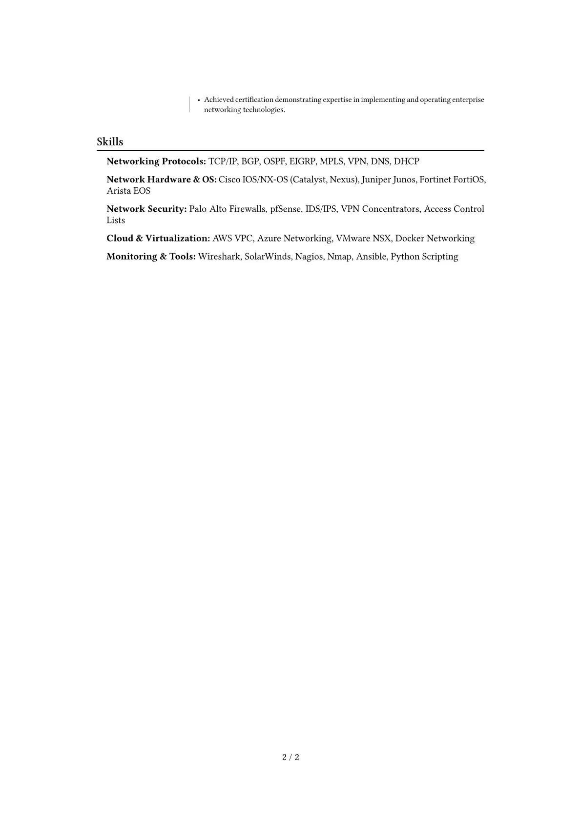 Career changer version - Page 2