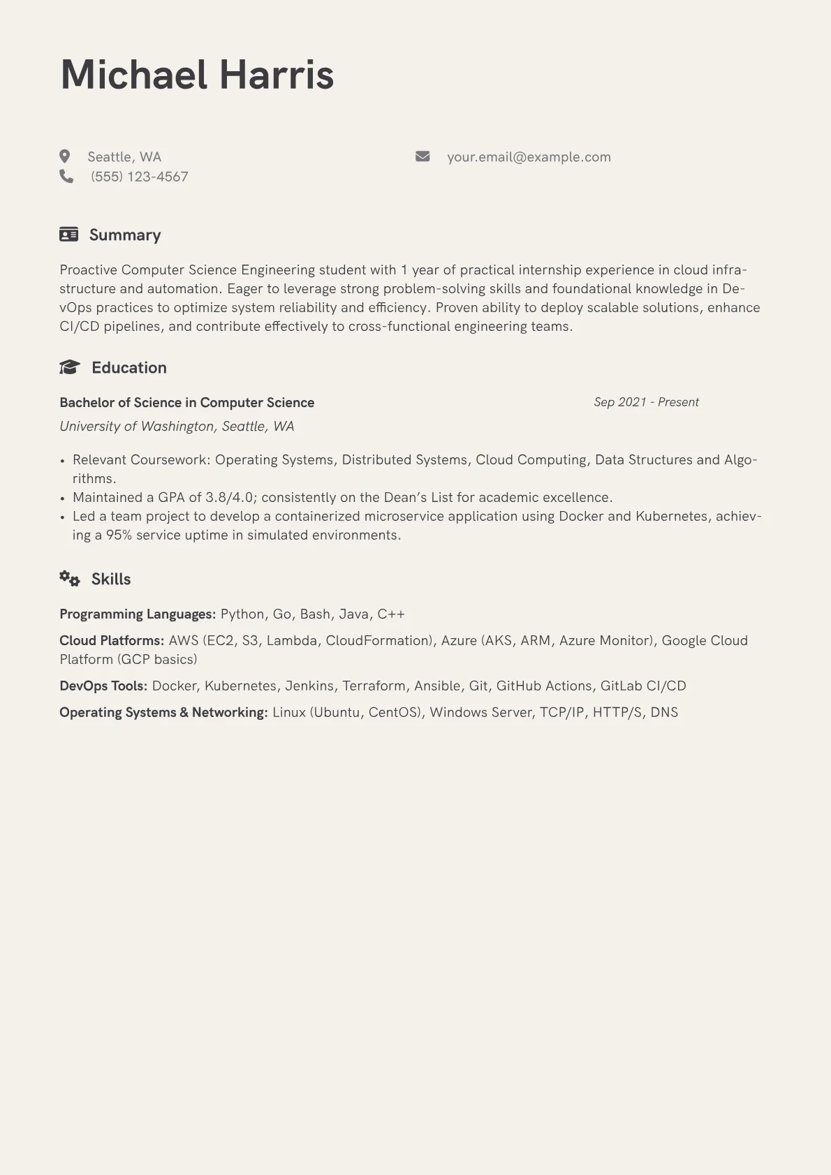 Standard version - Page 1