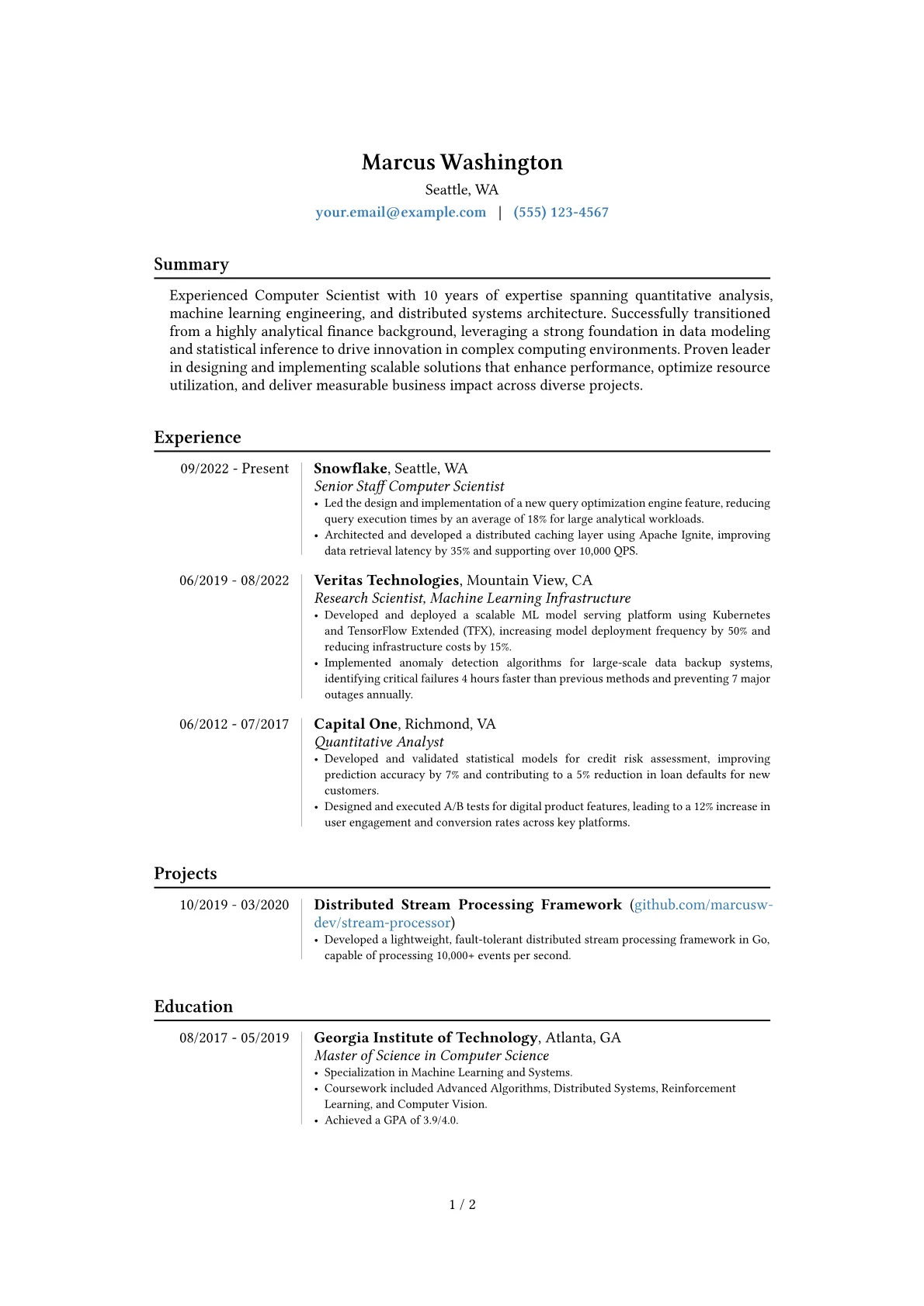 Career changer version - Page 1