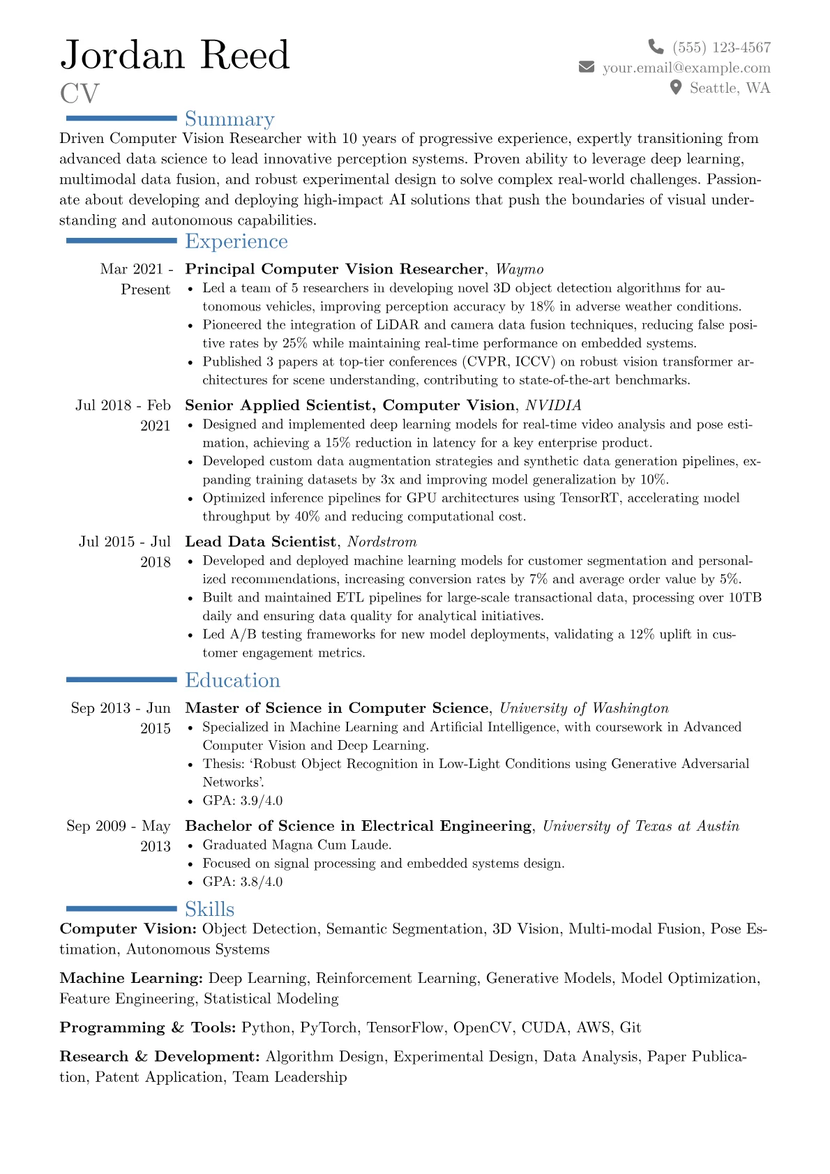 Career changer version - Page 1