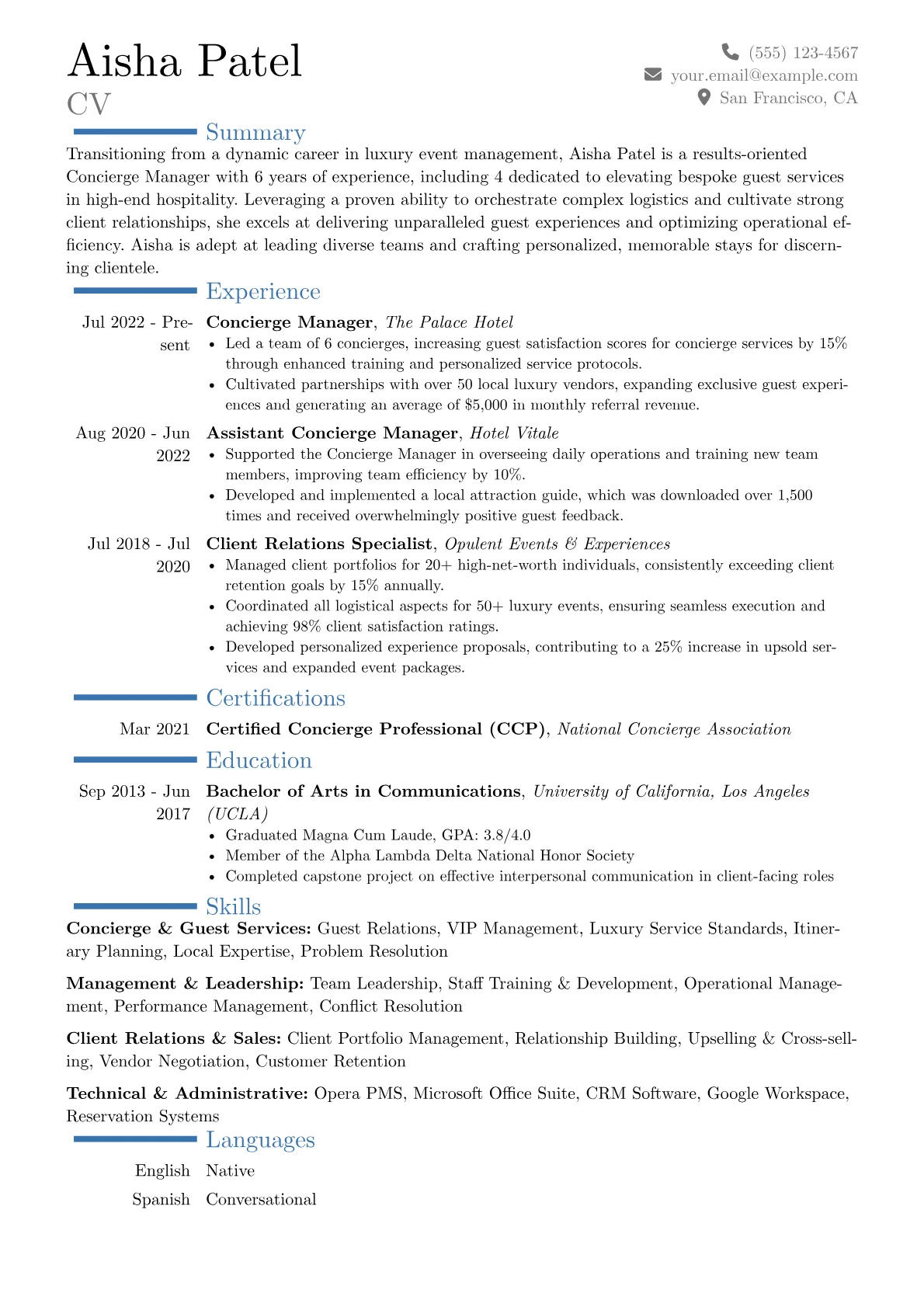 Career changer version - Page 1
