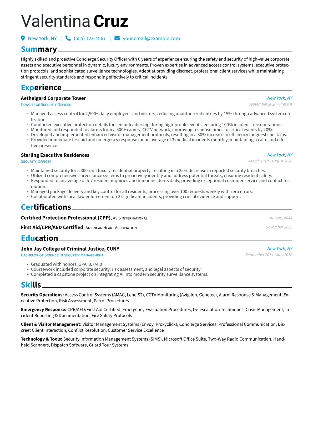Concierge Security version - Page 1