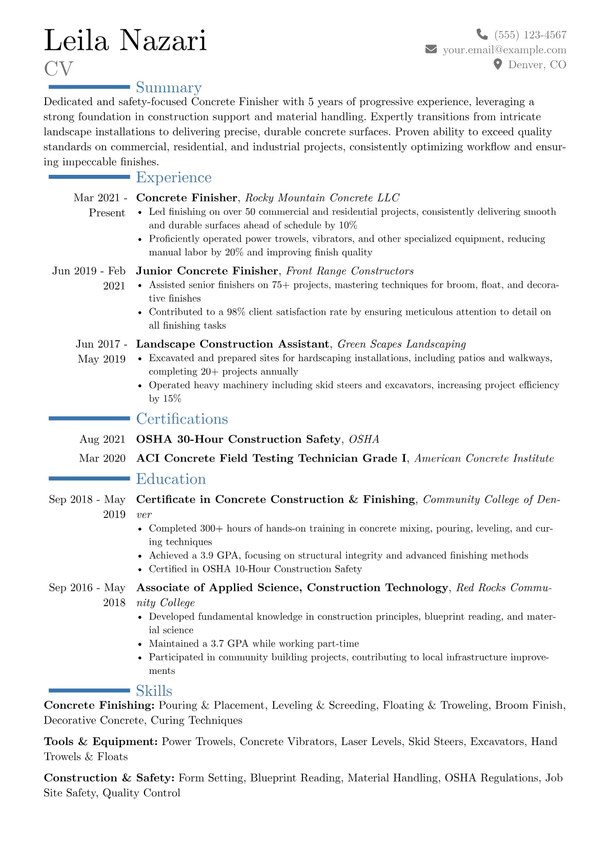 Career changer version - Page 1