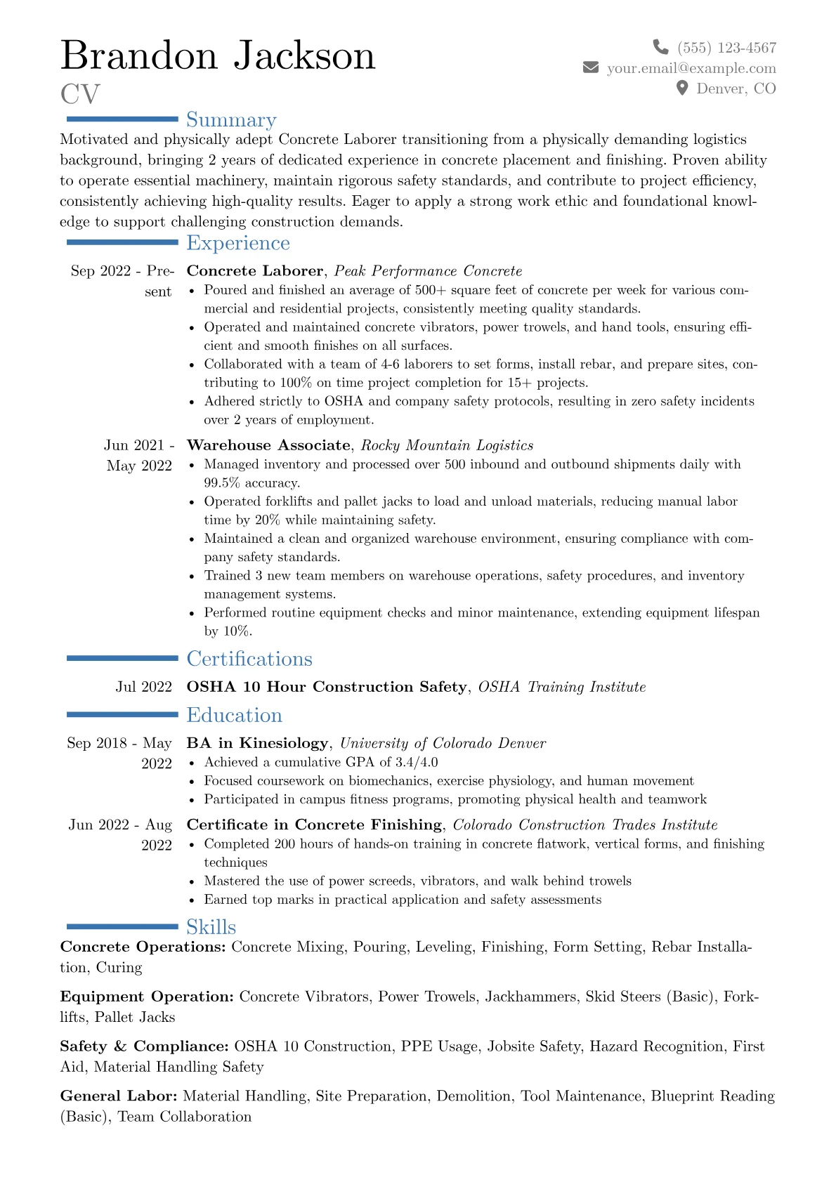 Career changer version - Page 1