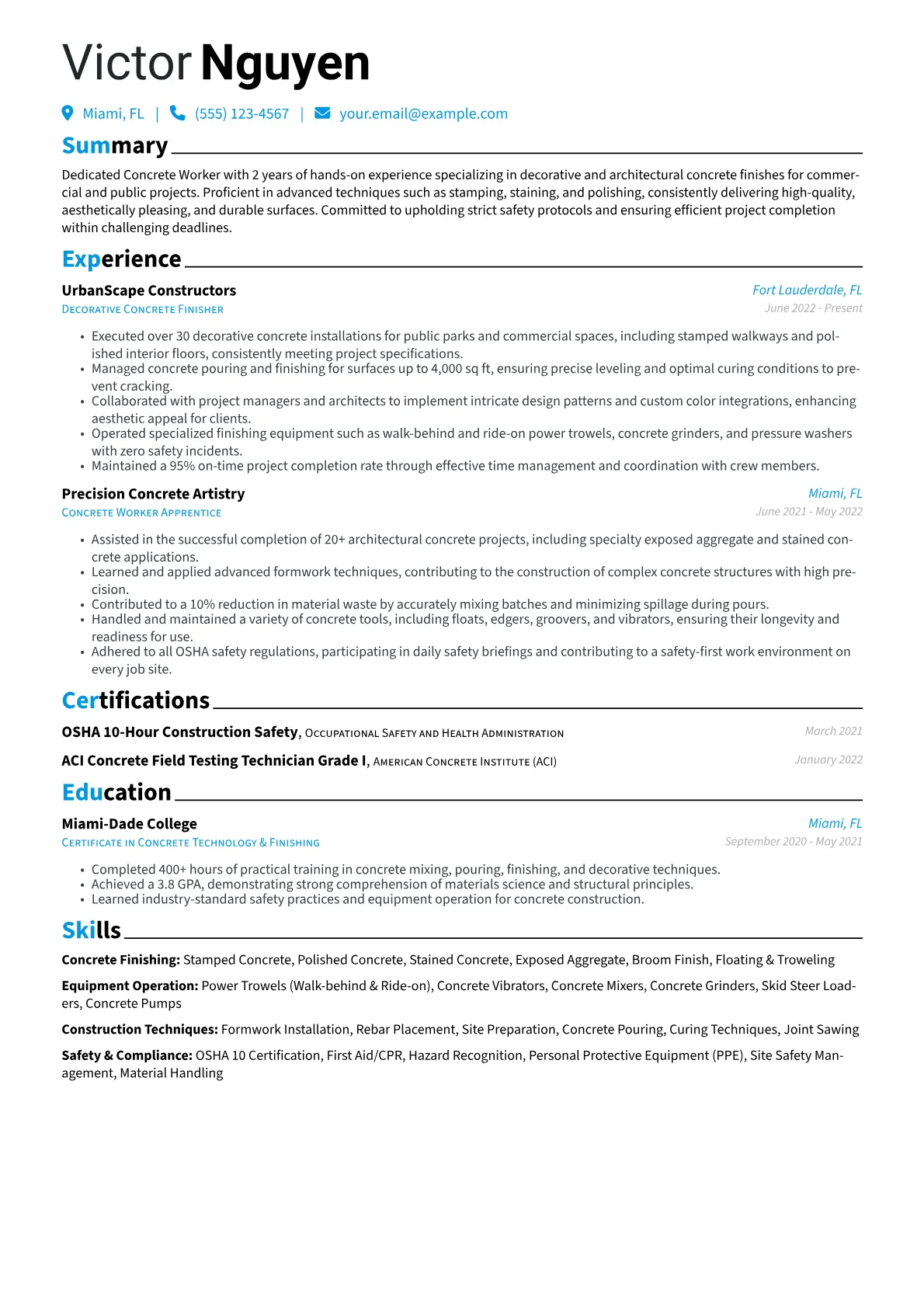 Concrete Finishing version - Page 1