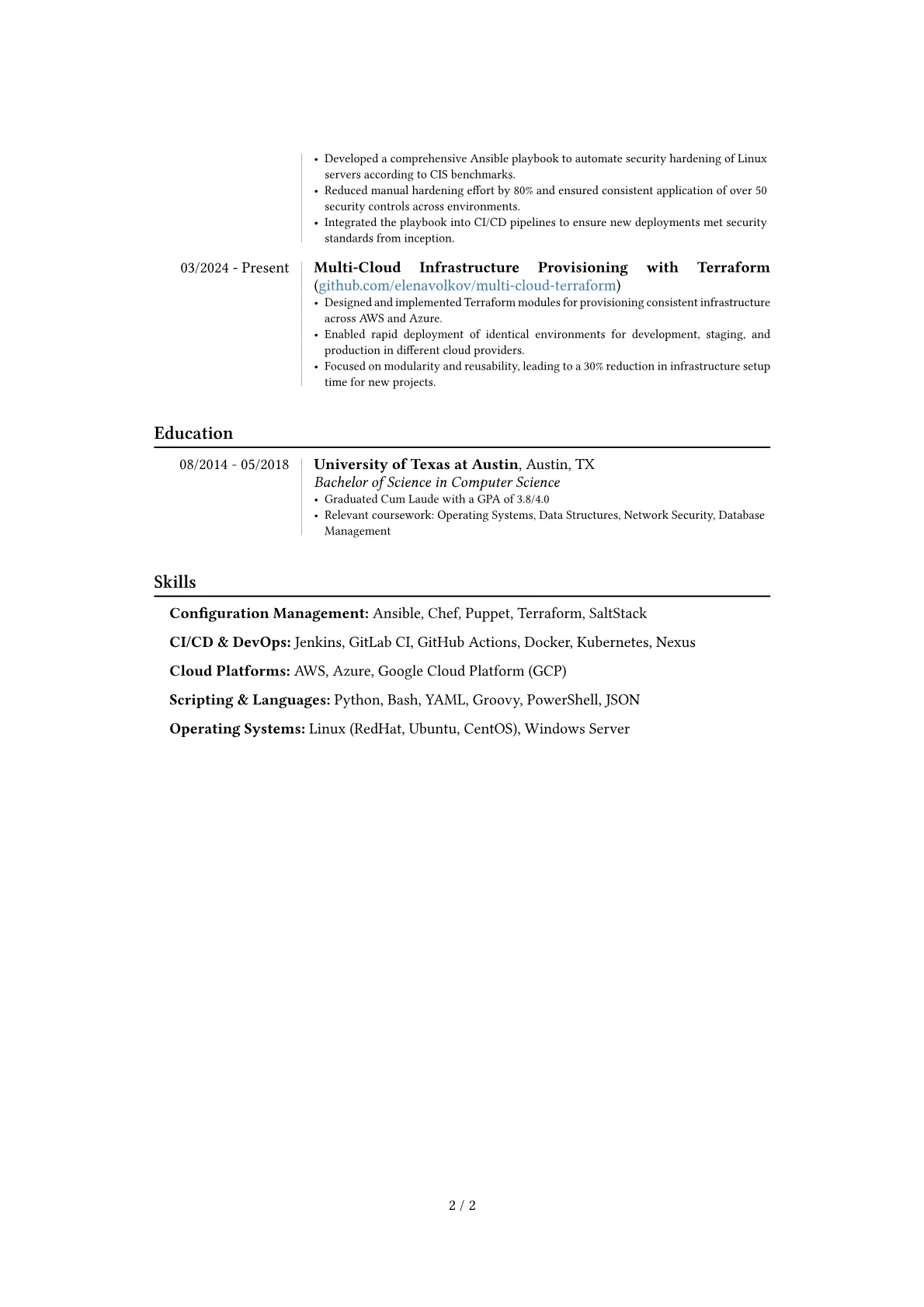 Career changer version - Page 2