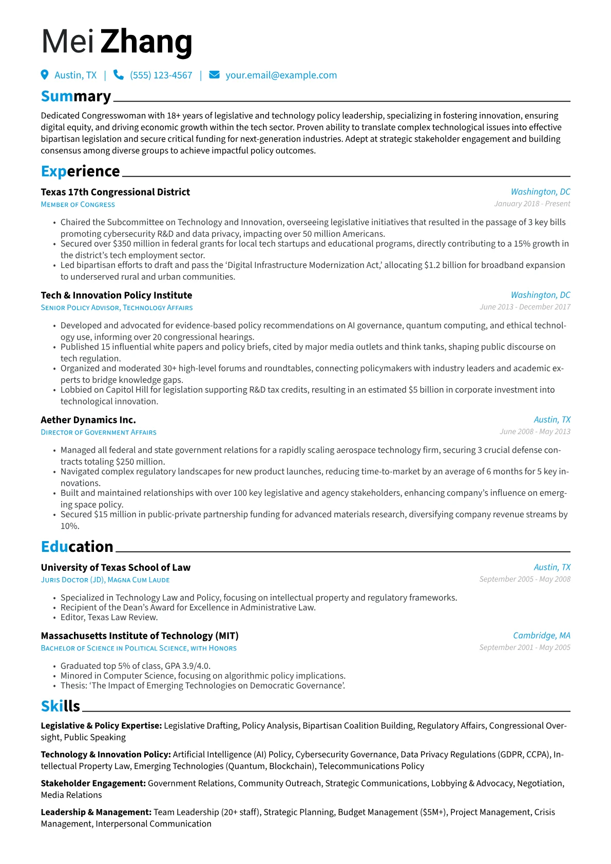 Congressperson version - Page 1