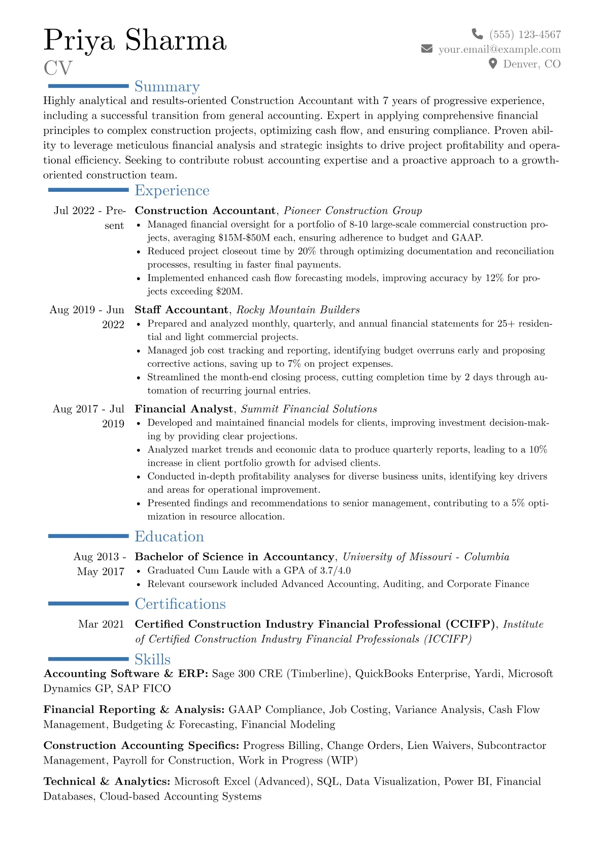 Career changer version - Page 1