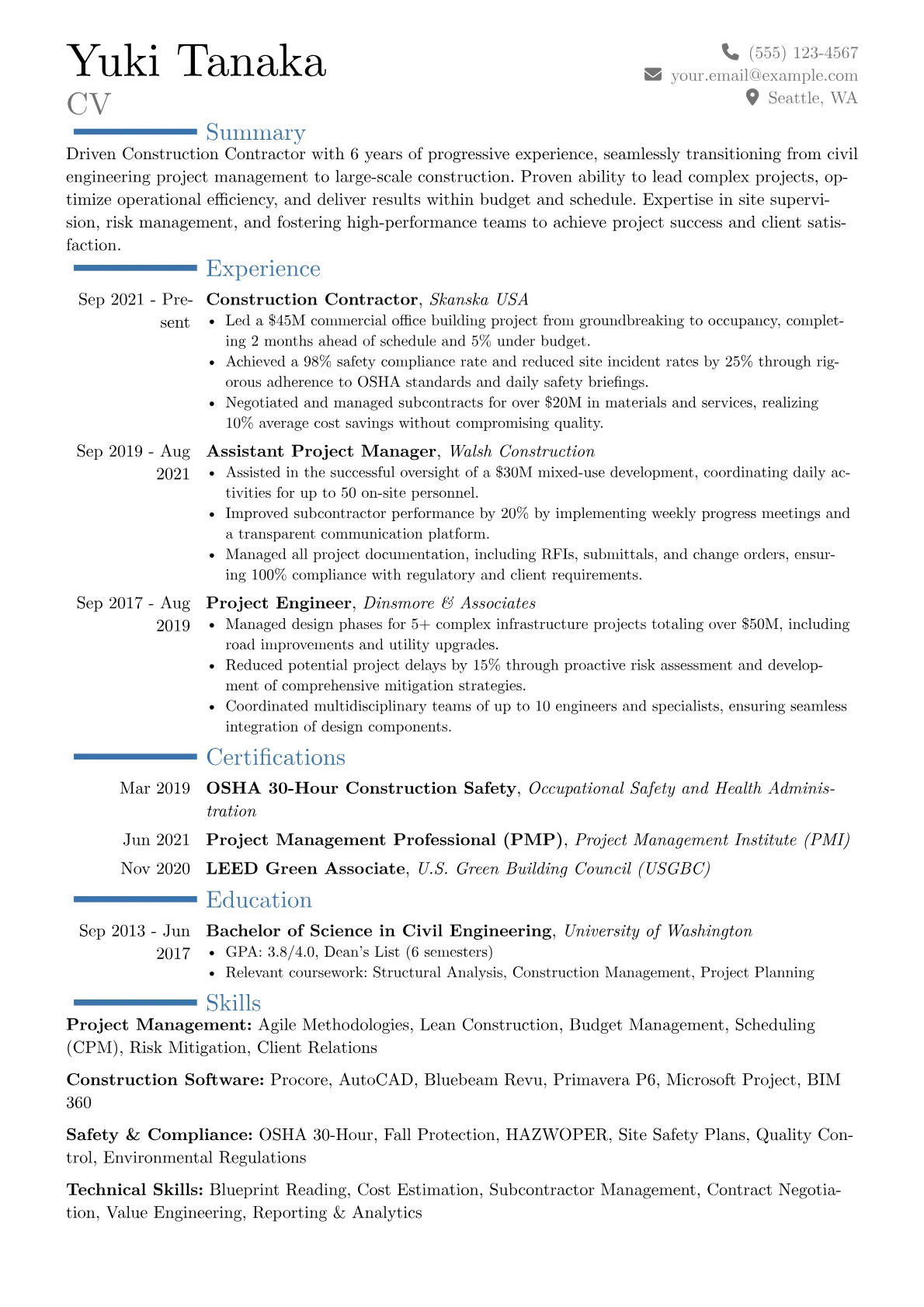 Career changer version - Page 1