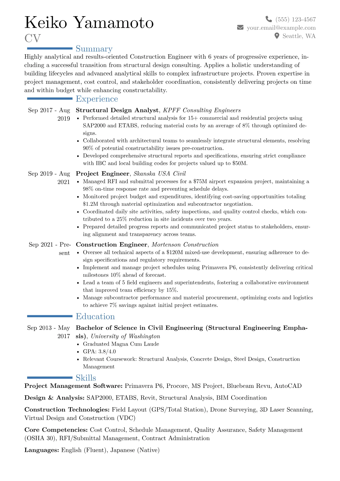 Career changer version - Page 1