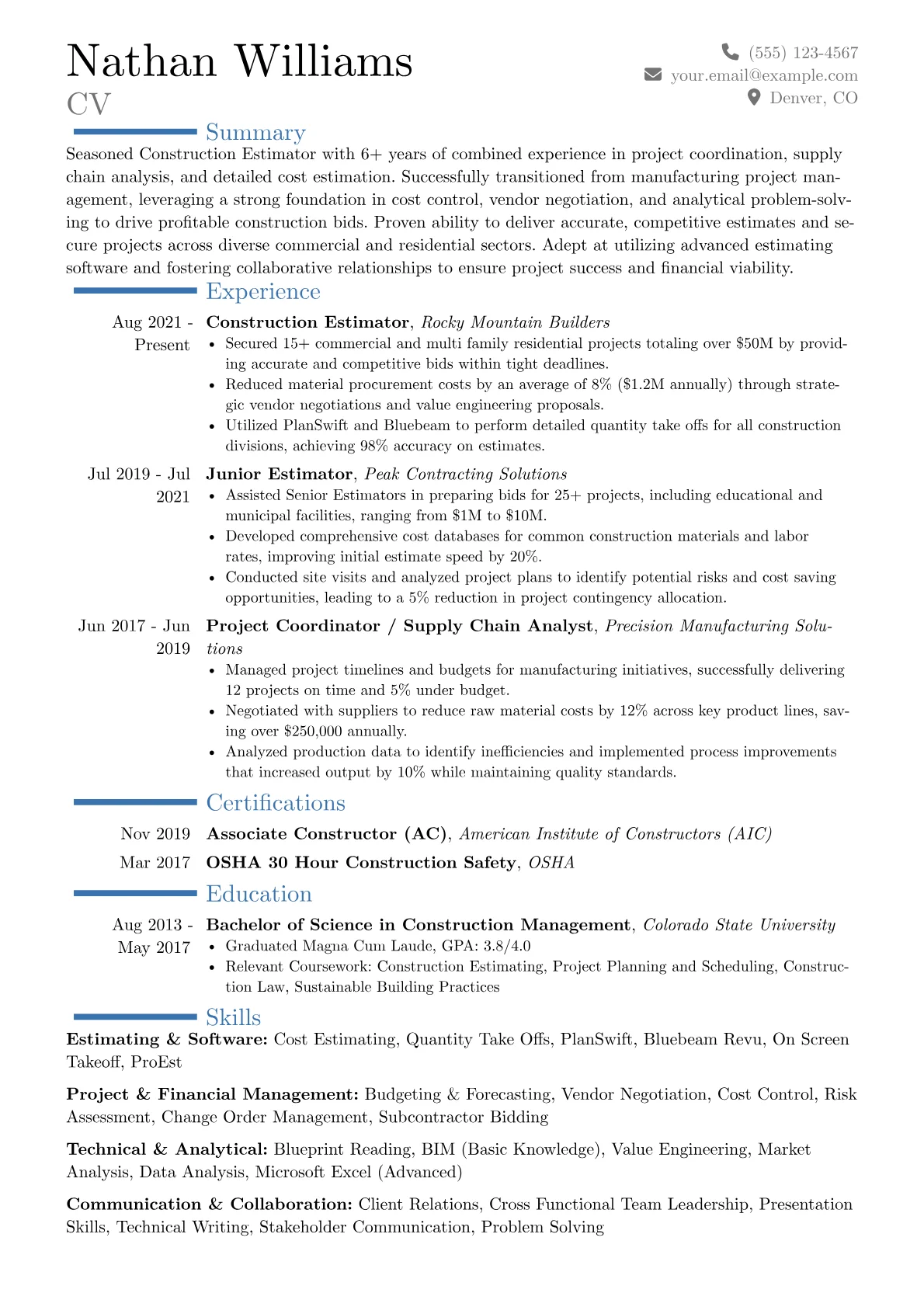 Career changer version - Page 1