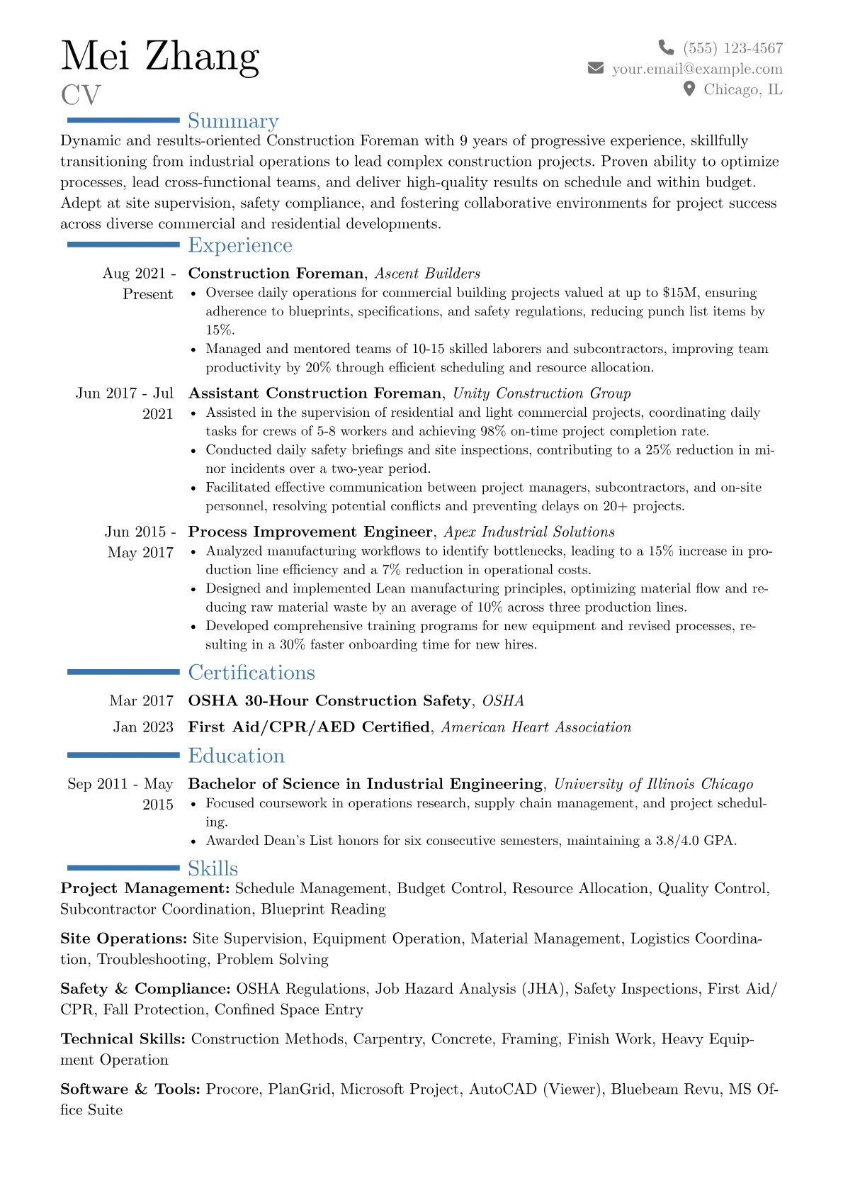 Career changer version - Page 1