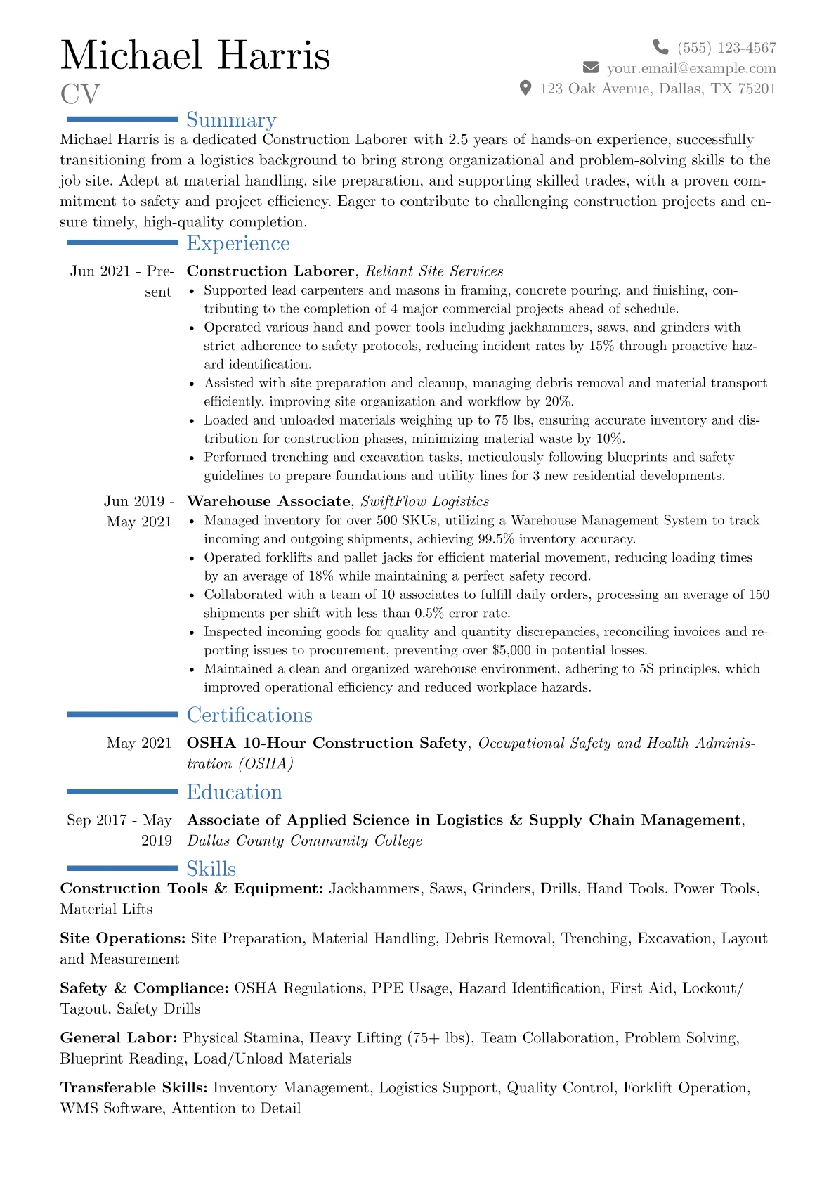 Career changer version - Page 1