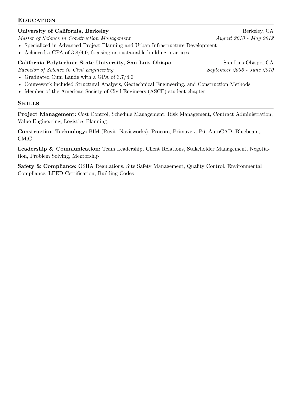 Project Management version - Page 2