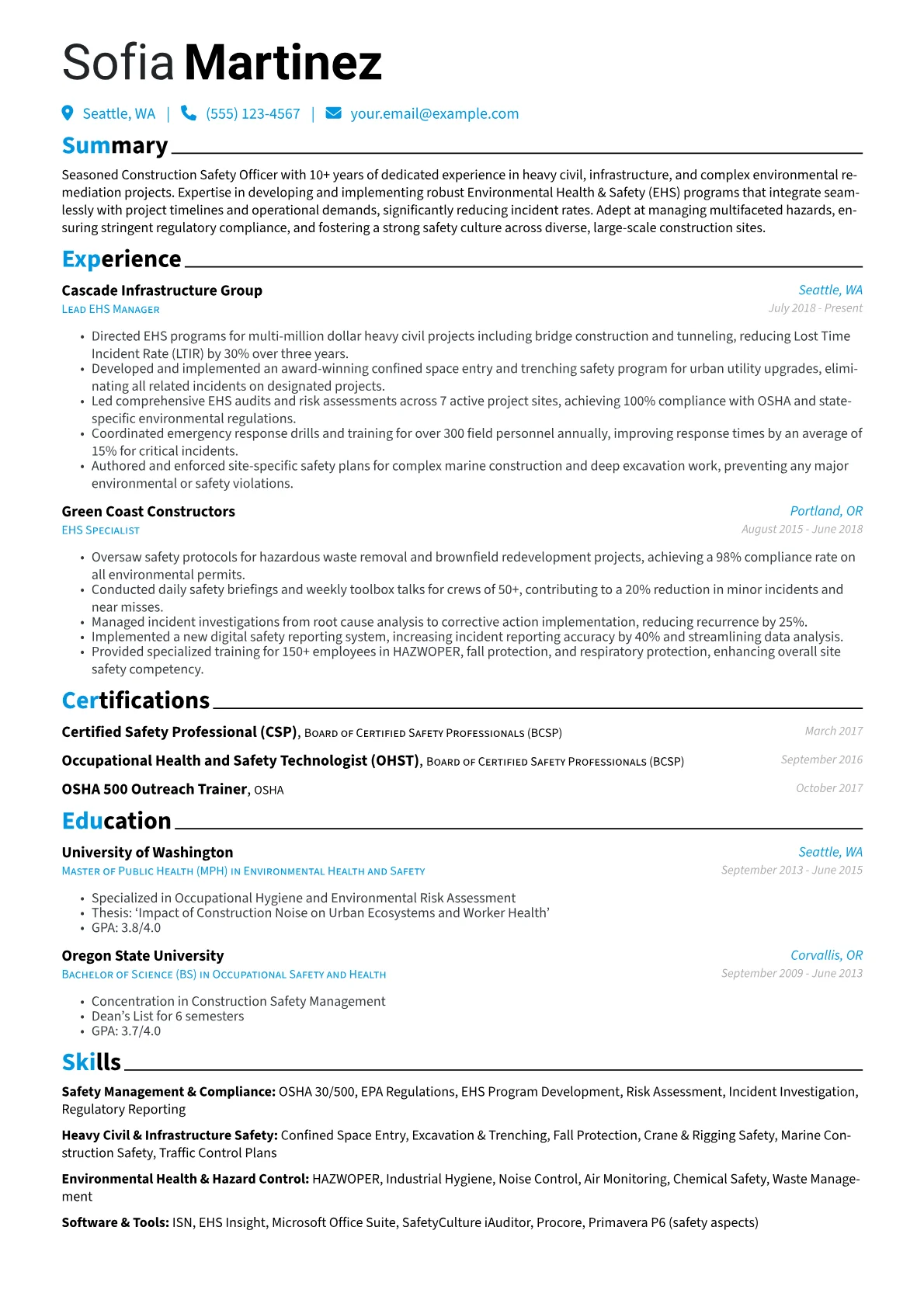 Heavy Civil version - Page 1