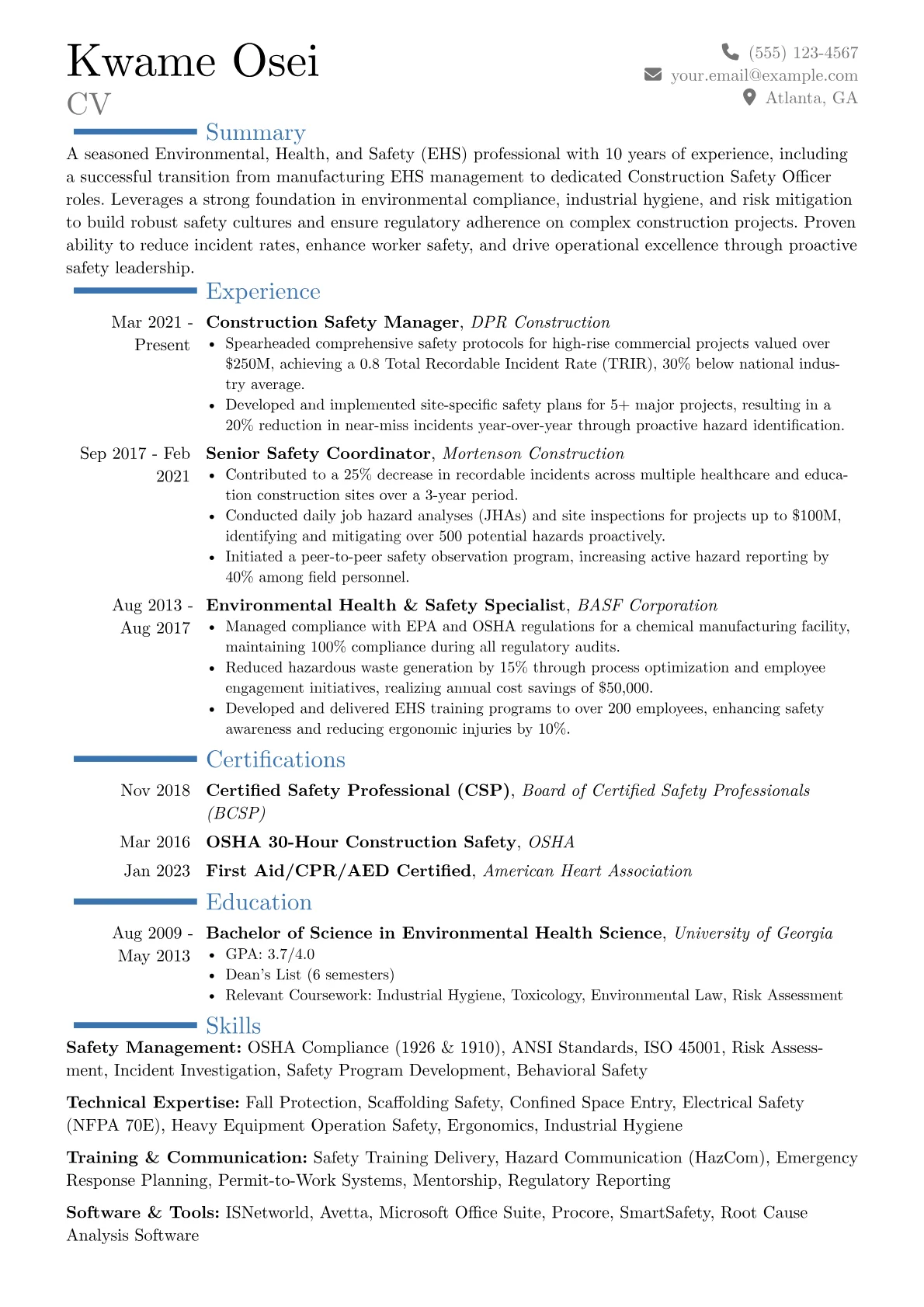 Career changer version - Page 1