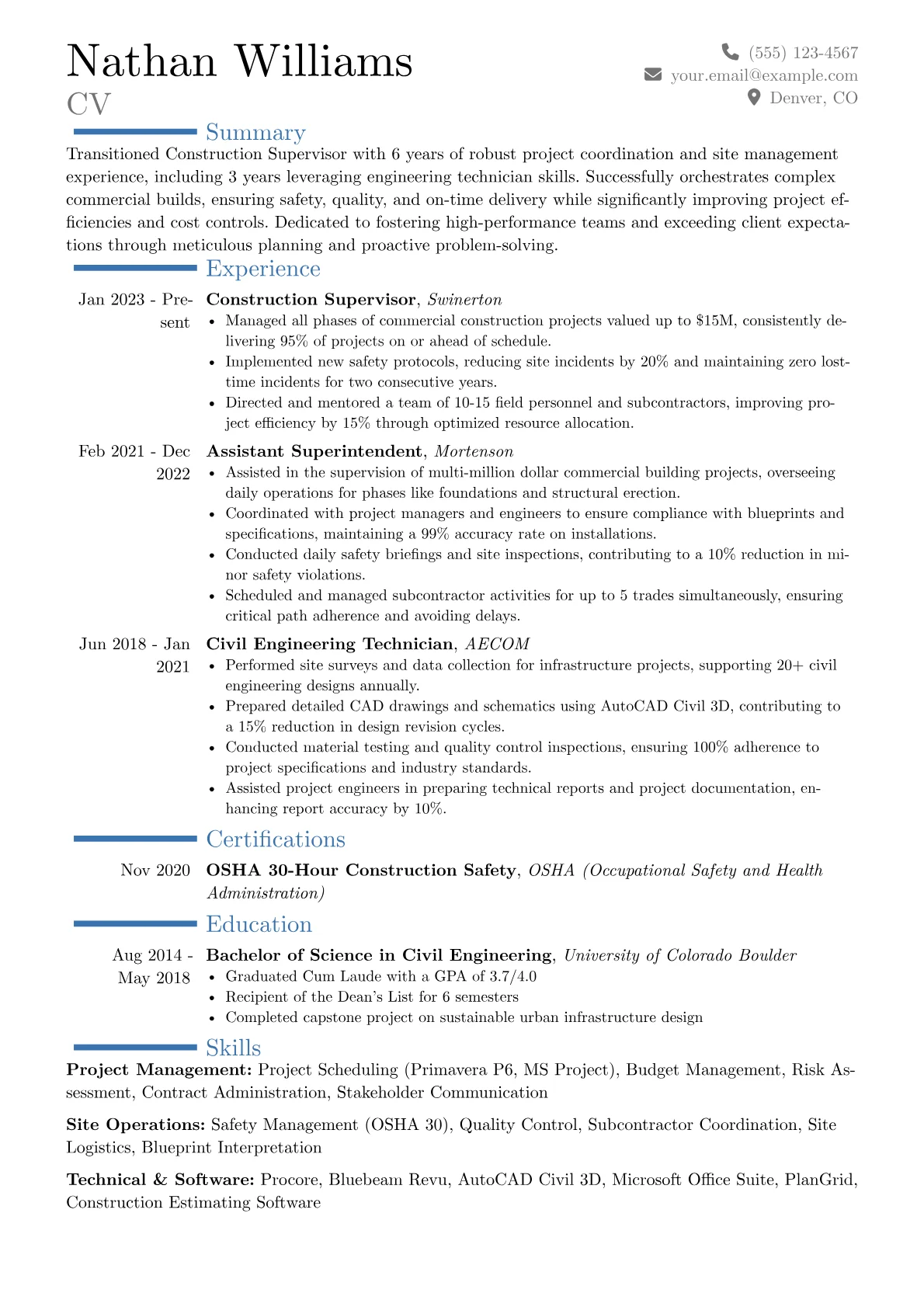 Career changer version - Page 1