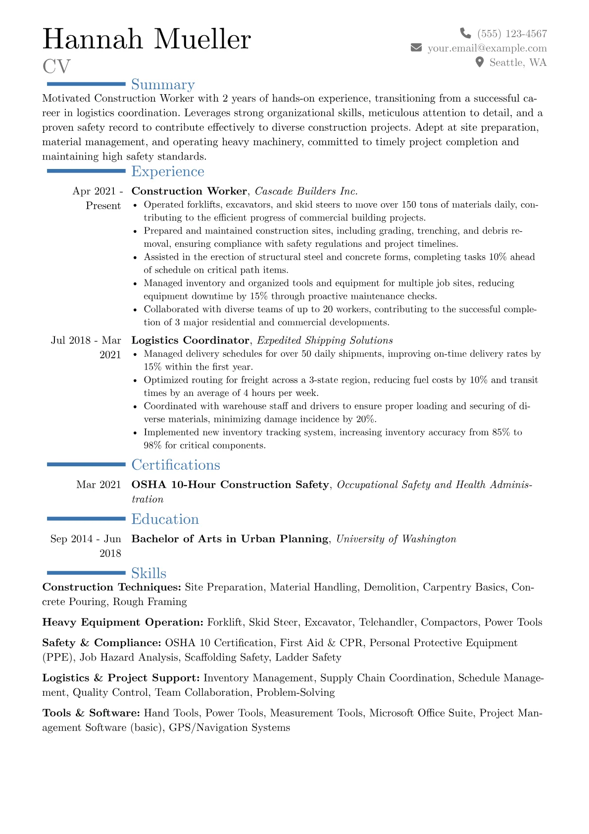 Career changer version - Page 1
