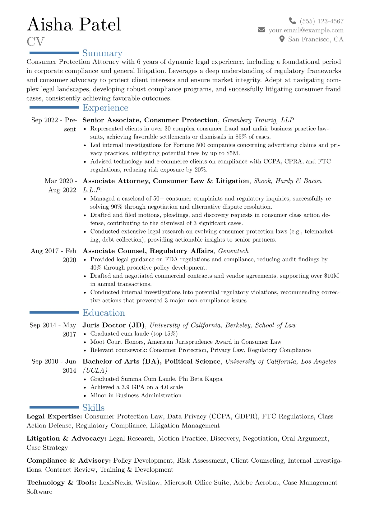 Career changer version - Page 1