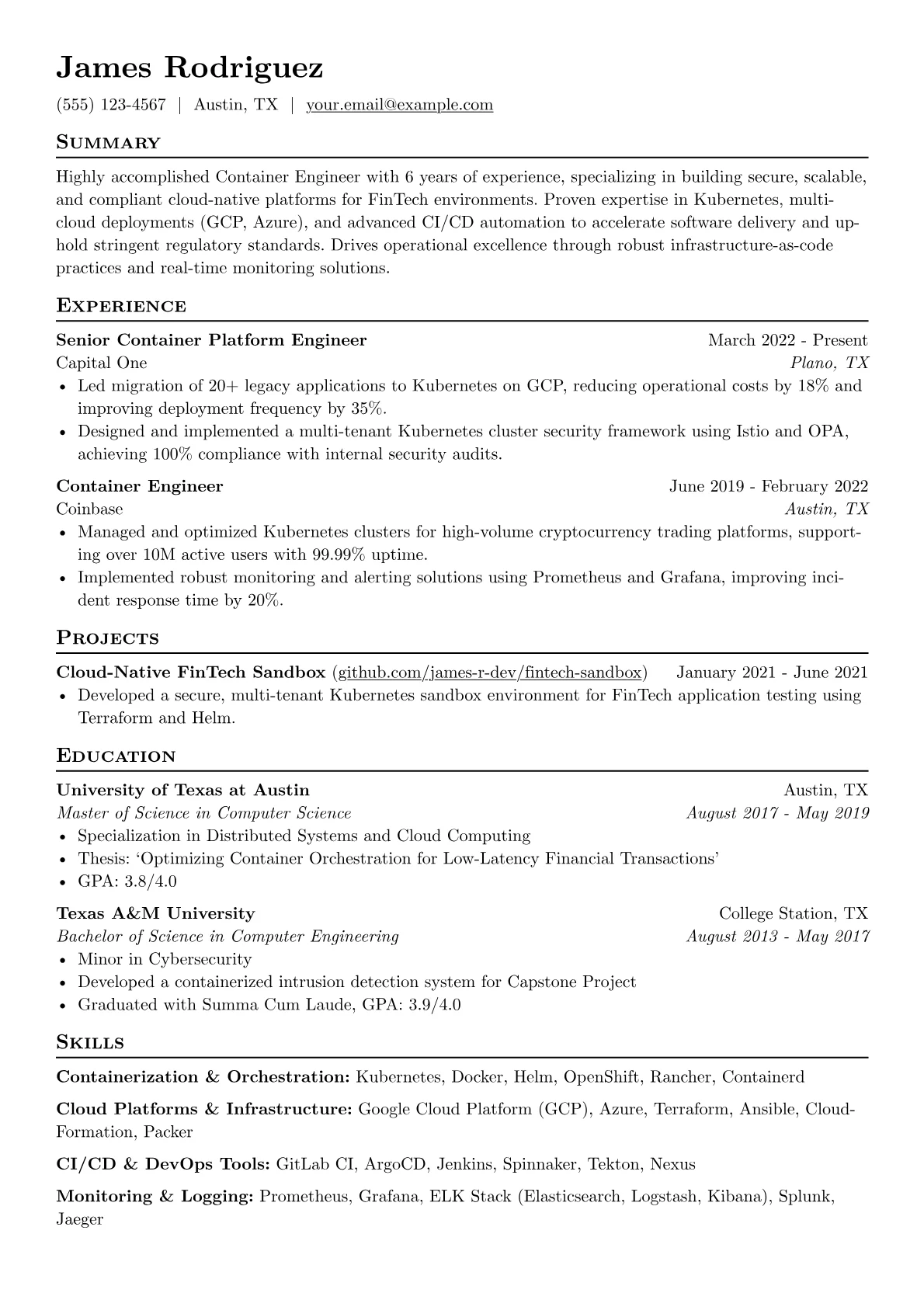 Container Engineer version - Page 1