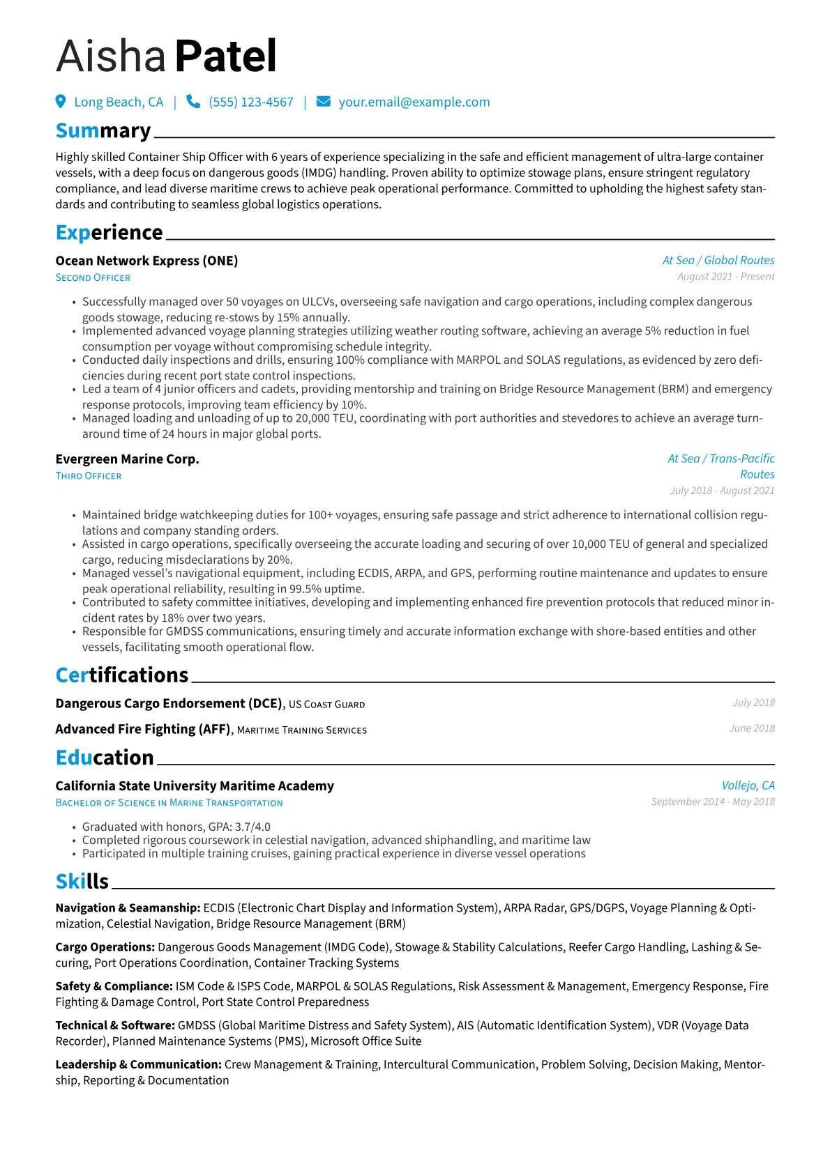Container Ship Officer version - Page 1