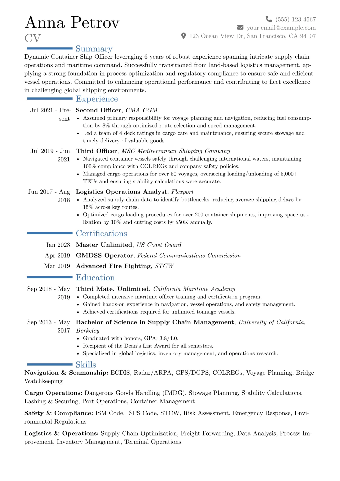 Career changer version - Page 1