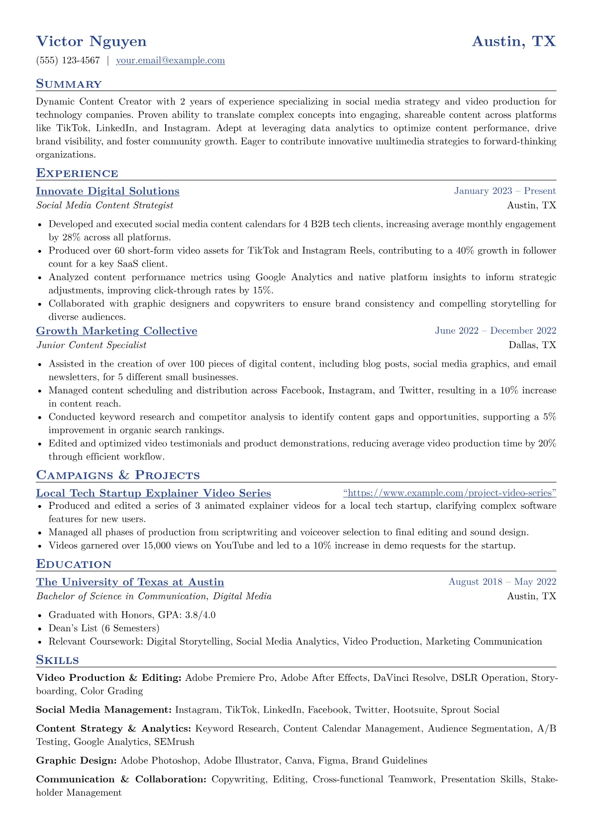 Social Media & Video version - Page 1