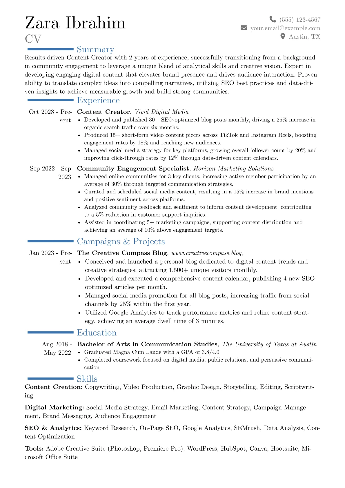 Career changer version - Page 1