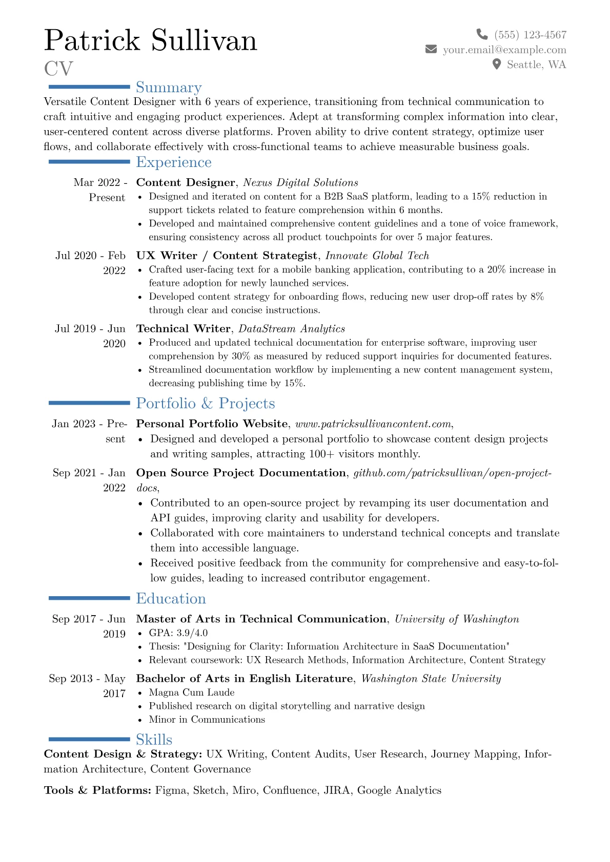Career changer version - Page 1