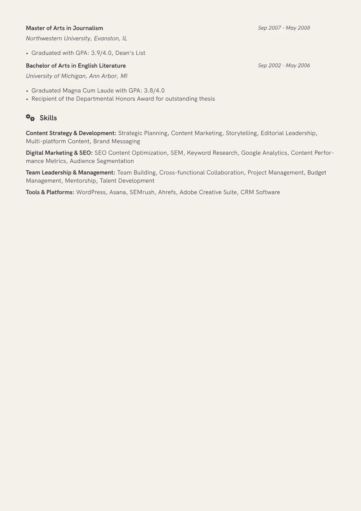 Career changer version - Page 2