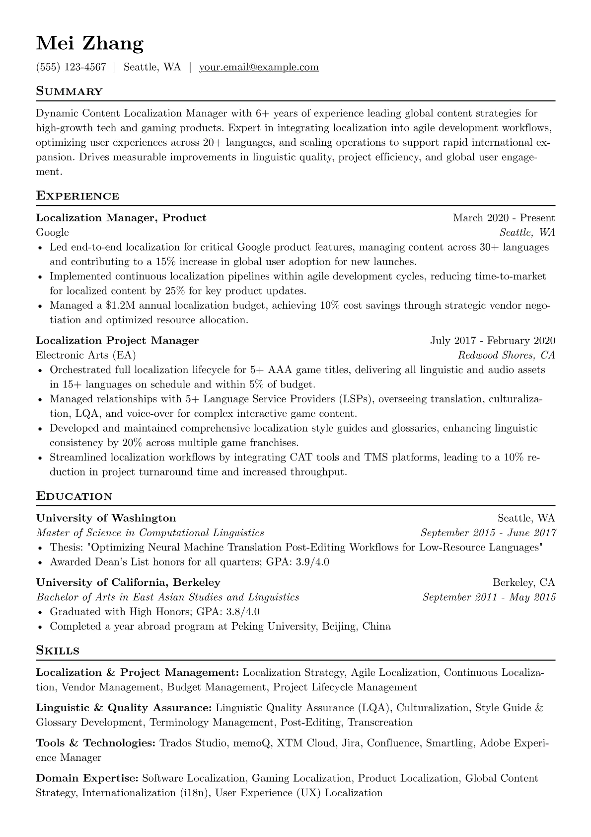 Localization & Project version - Page 1