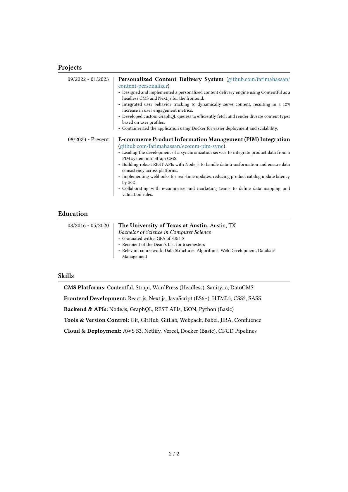 Career changer version - Page 2