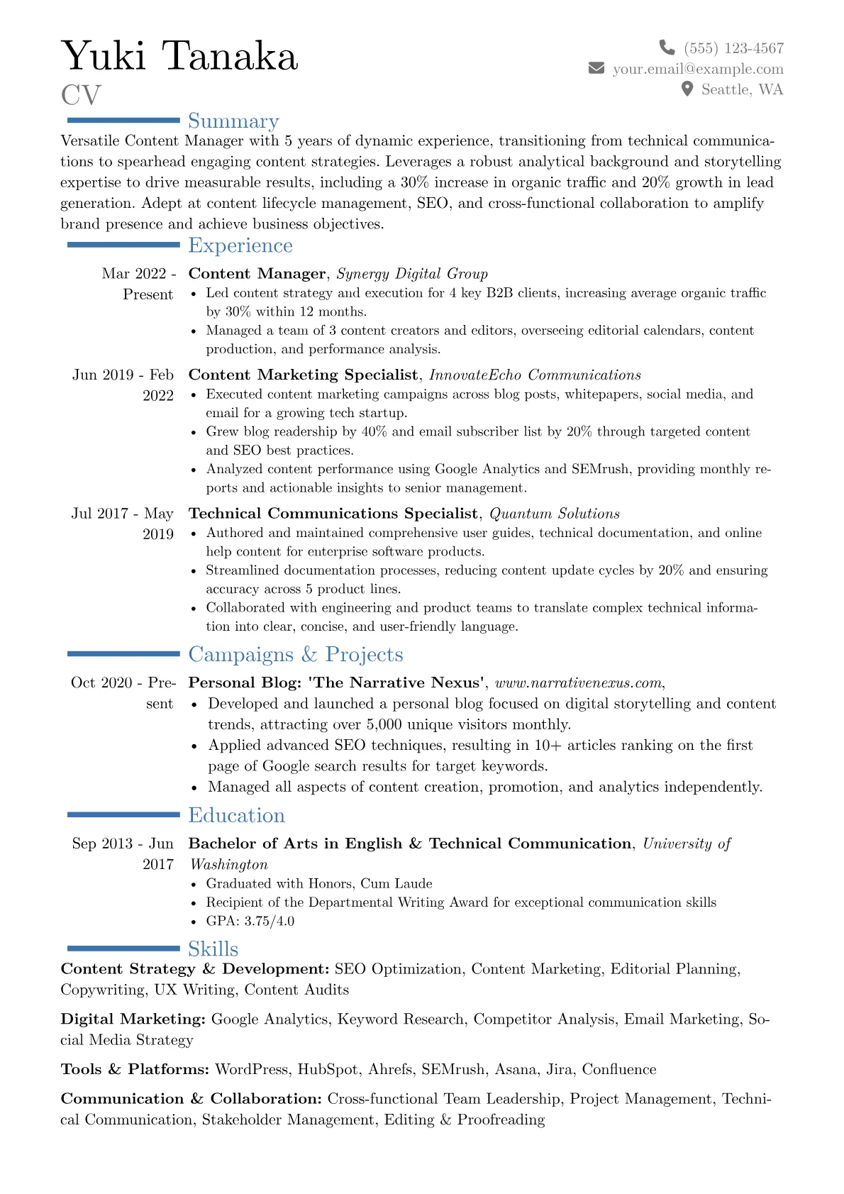 Career changer version - Page 1