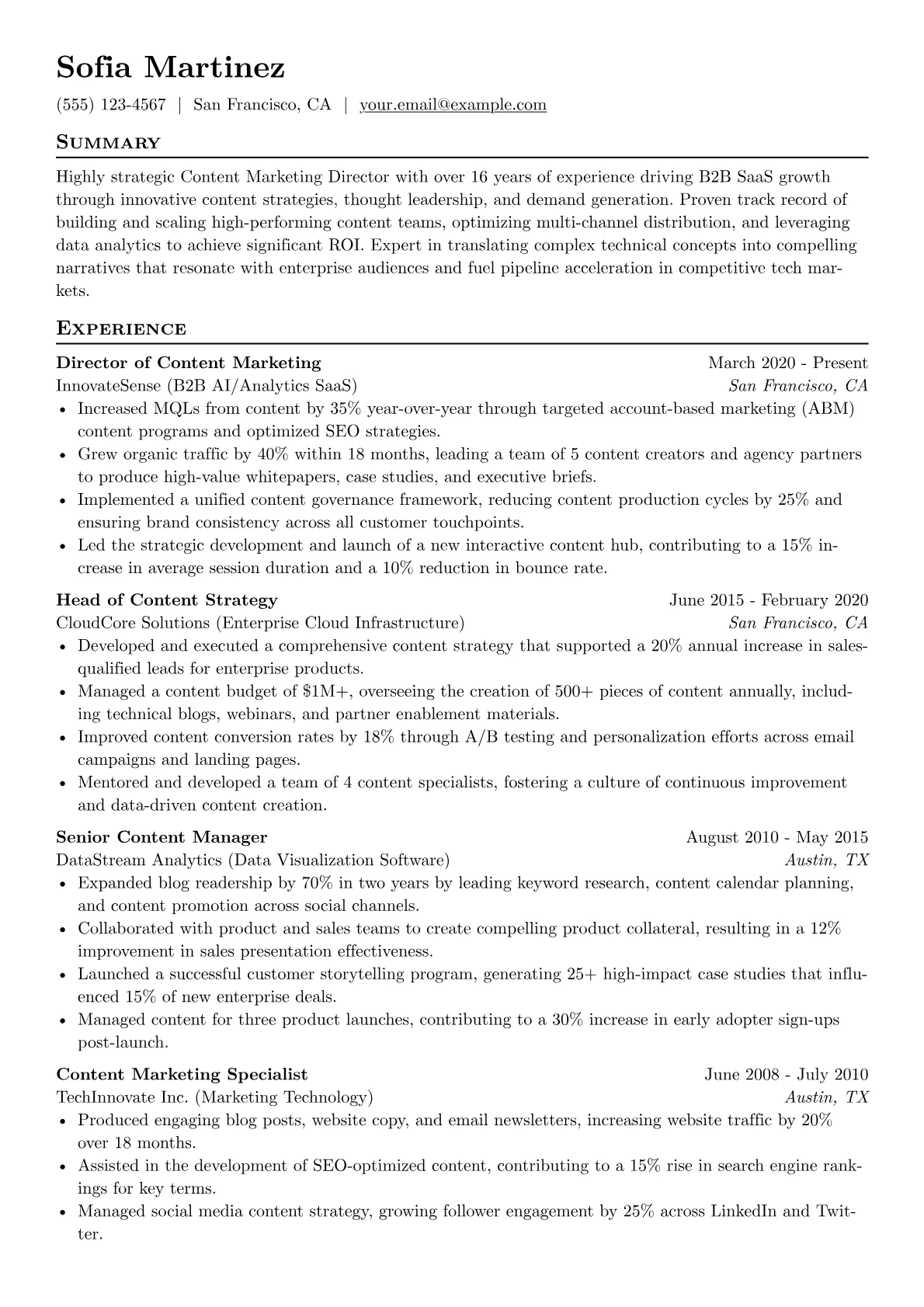 B2B SaaS Content version - Page 1