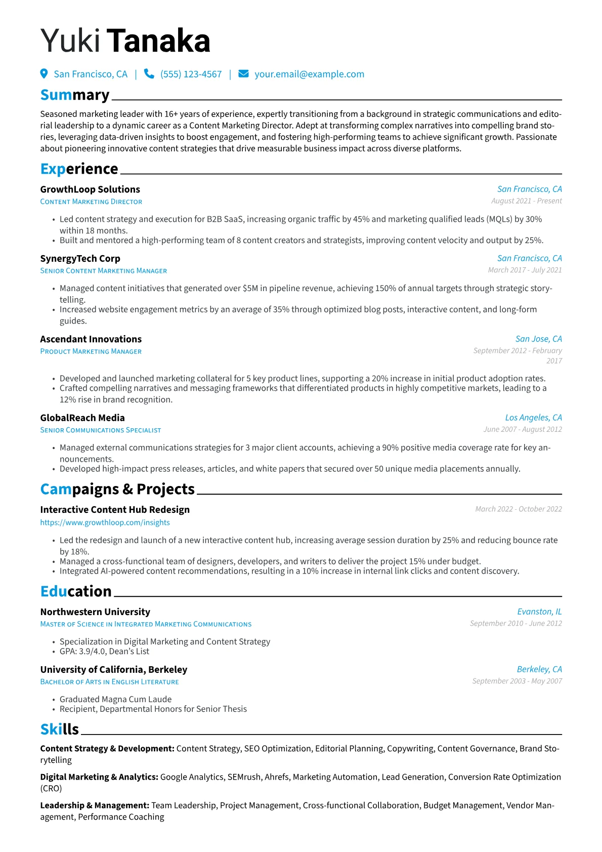 Career changer version - Page 1