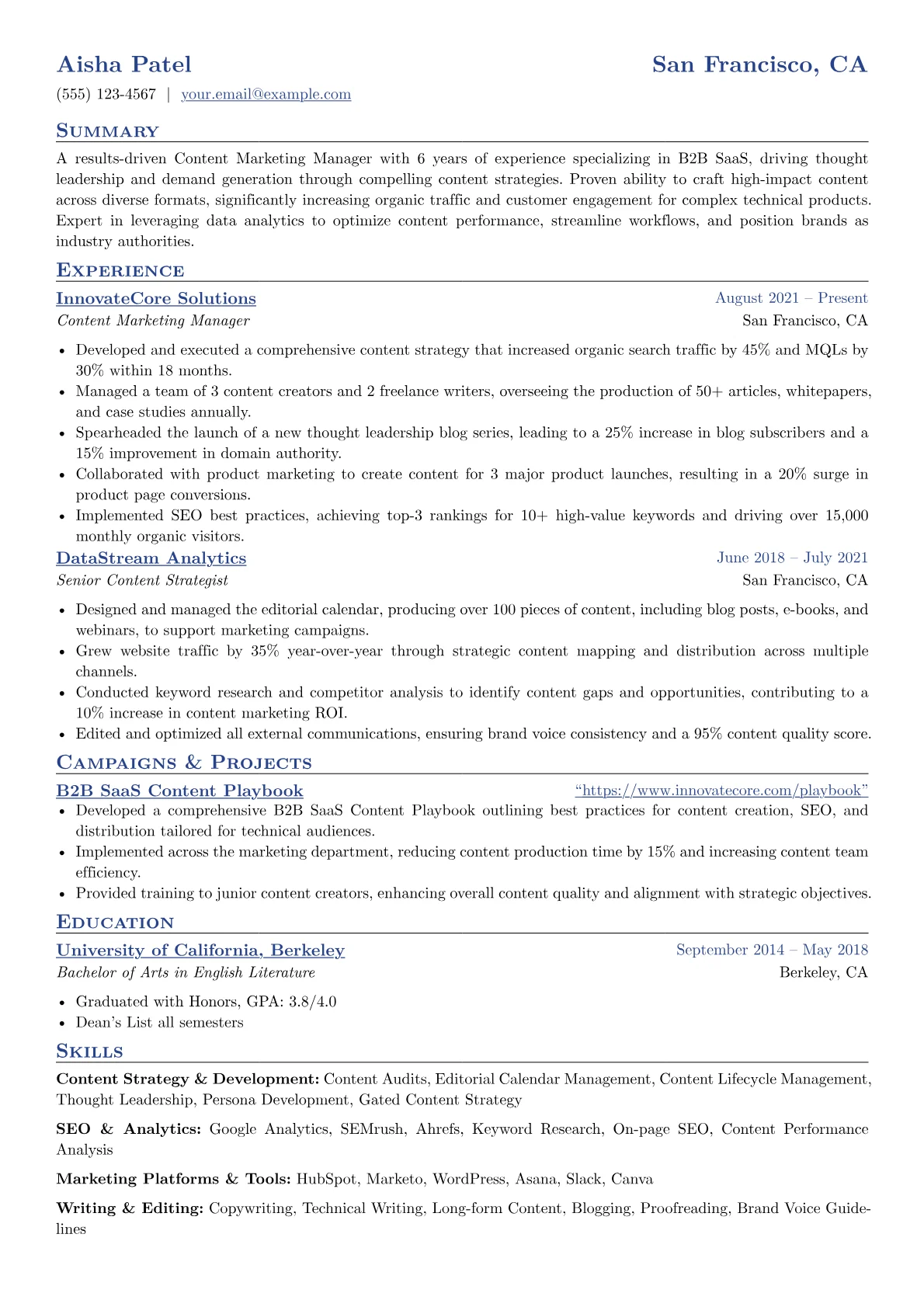 Content Marketing version - Page 1