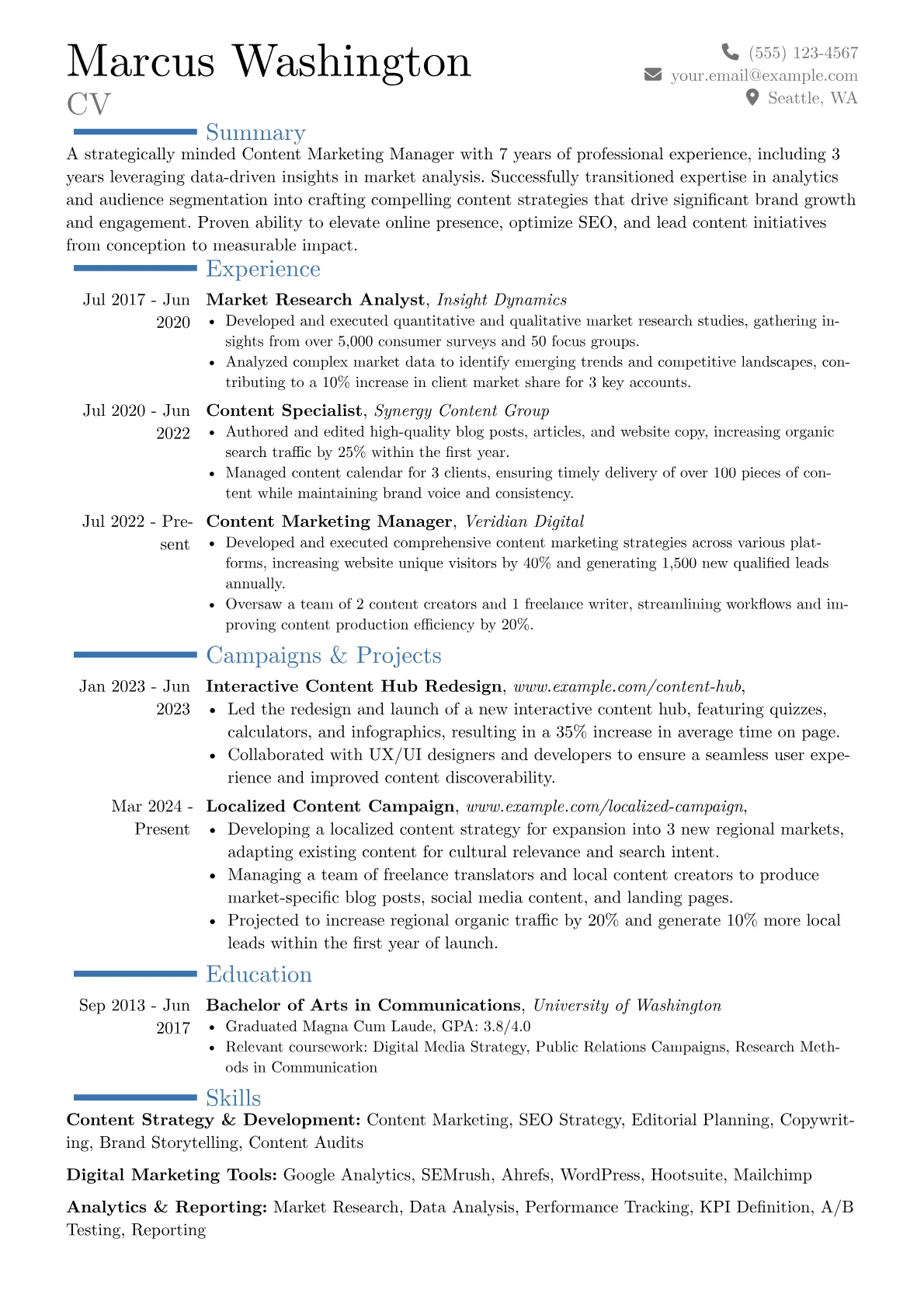 Career changer version - Page 1
