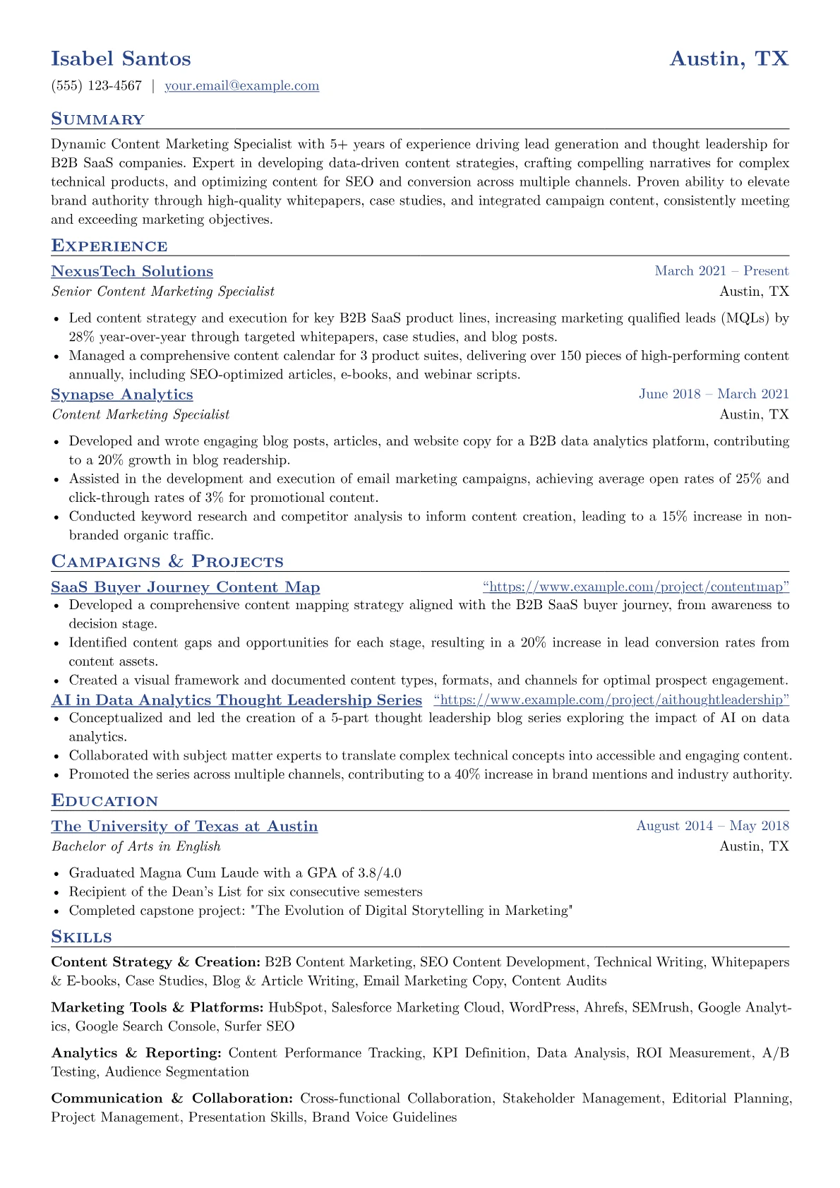 Content Marketing version - Page 1