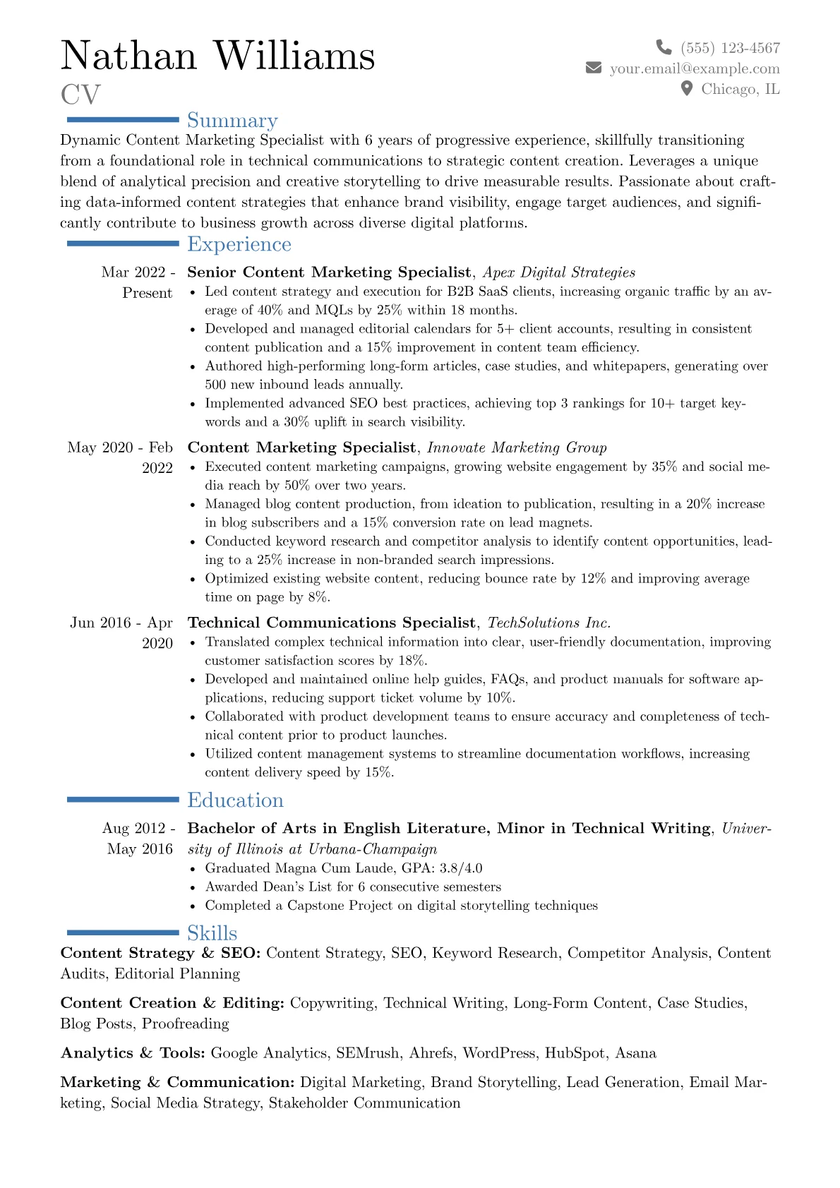 Career changer version - Page 1