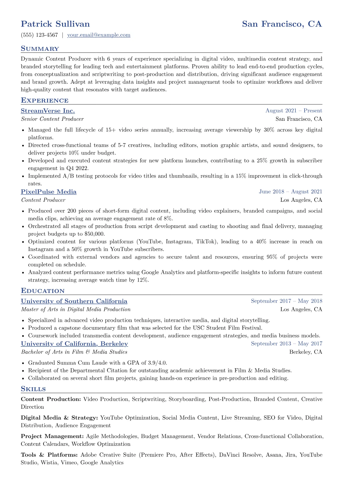 Digital Media & Video version - Page 1
