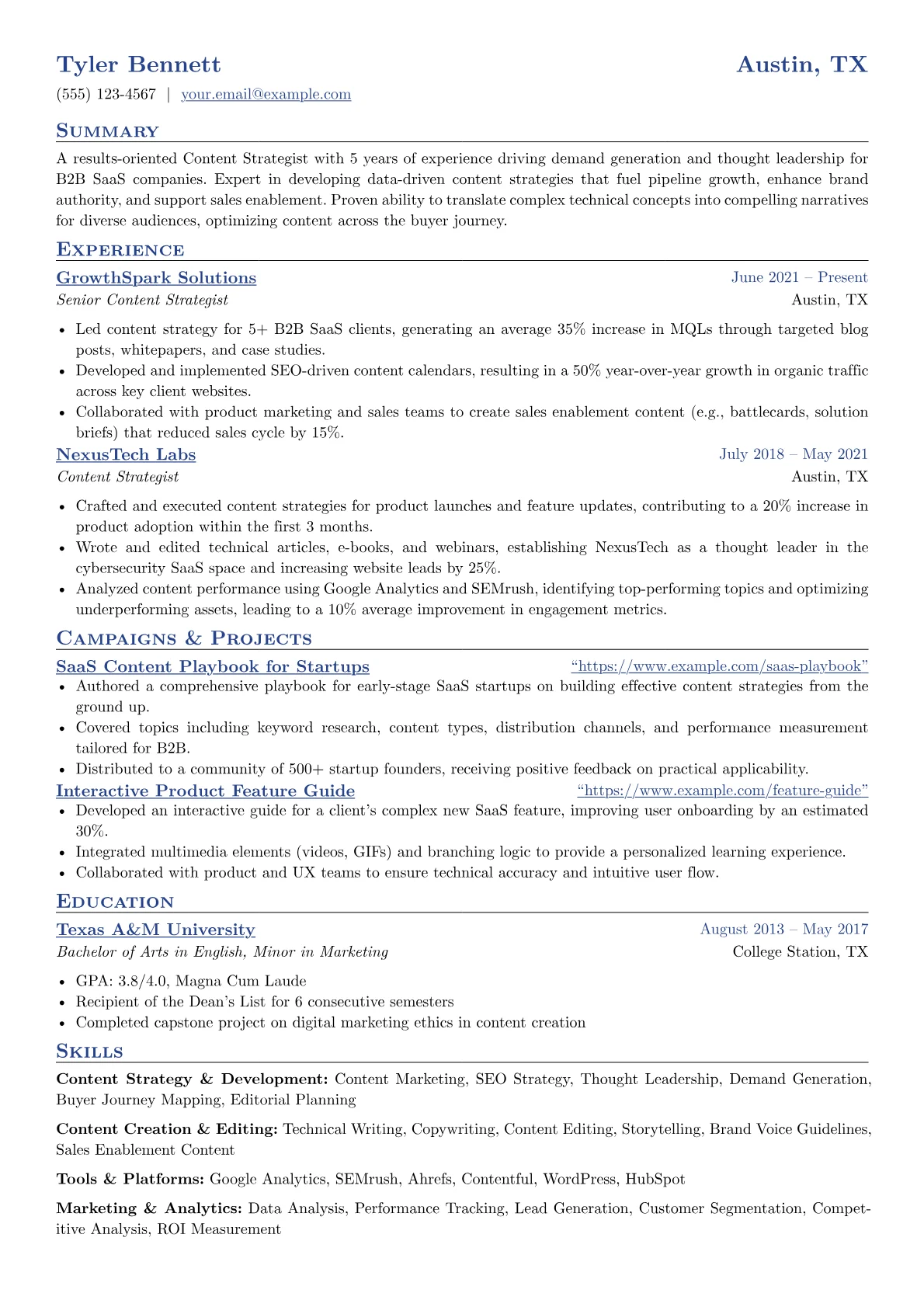B2B SaaS Content version - Page 1
