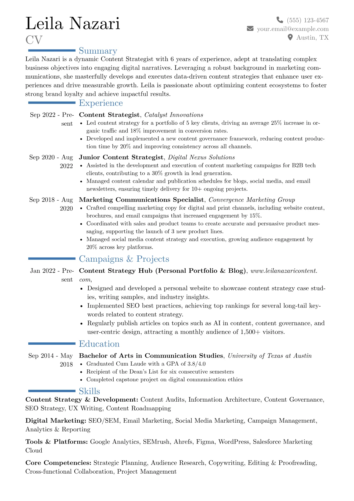 Career changer version - Page 1