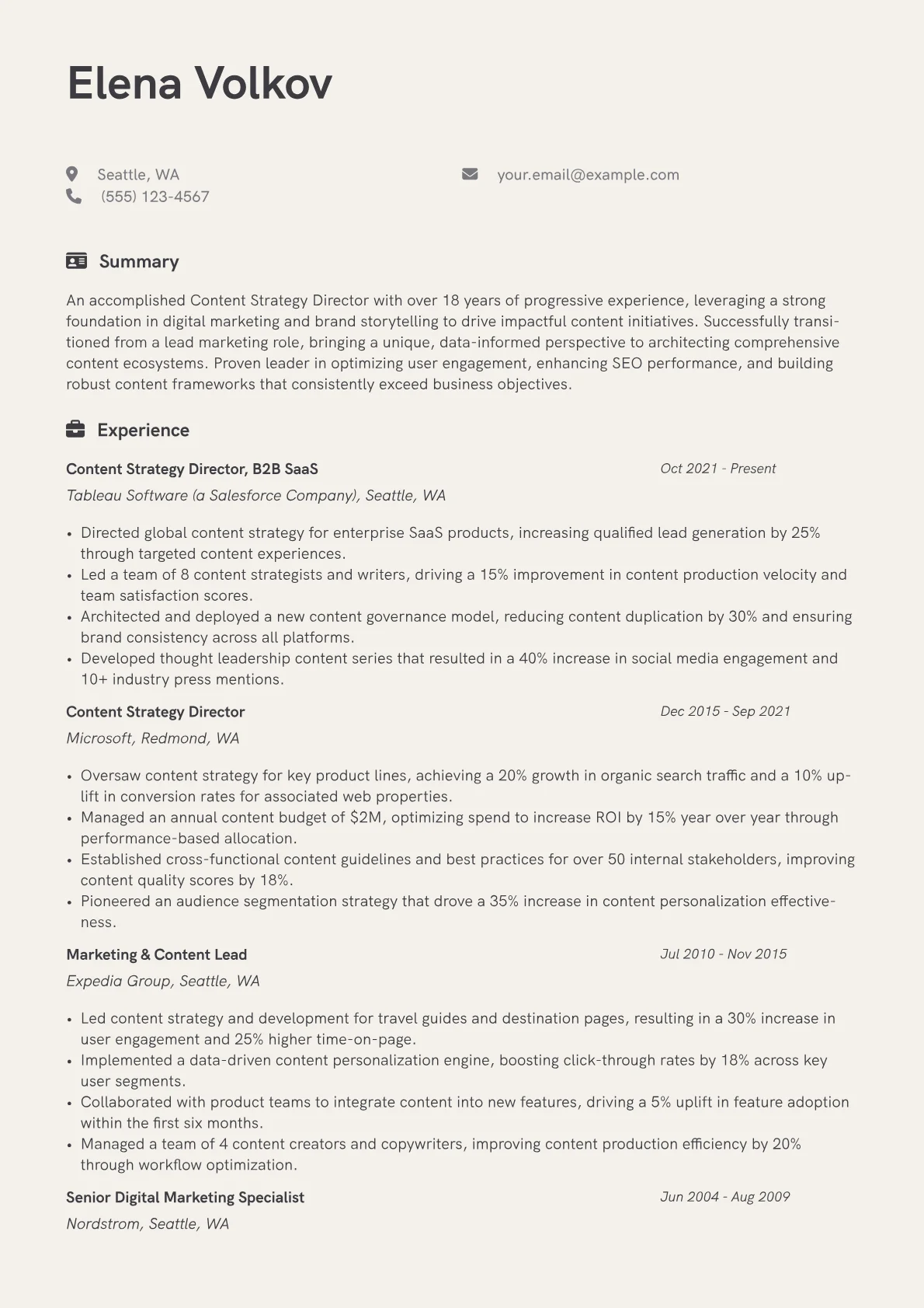 Career changer version - Page 1